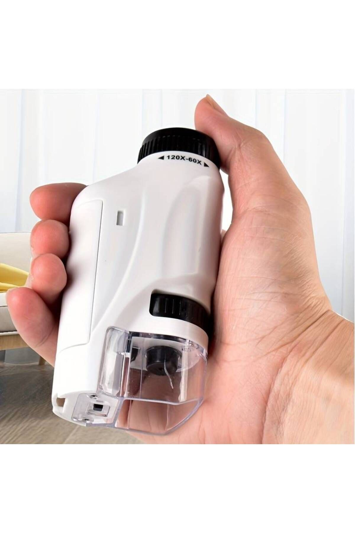 کیت میکروسکوپ کودکان، میکروسکوپ عملی، قابل حمل و دستی، ۶۰×۱۲۰×