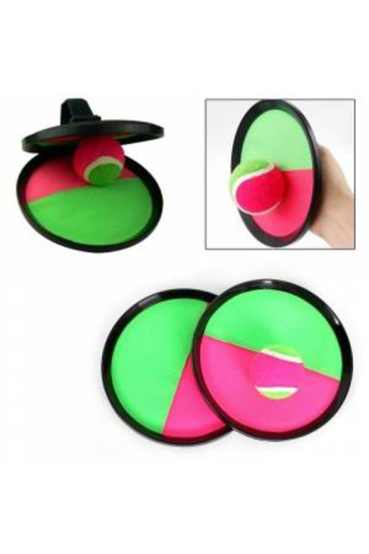 Genel Markalar Metalik Eğlenceli Bahçe Oyuncağı At Tut Oyun Set Cırtlı Top Yakalama 3+ Yaş