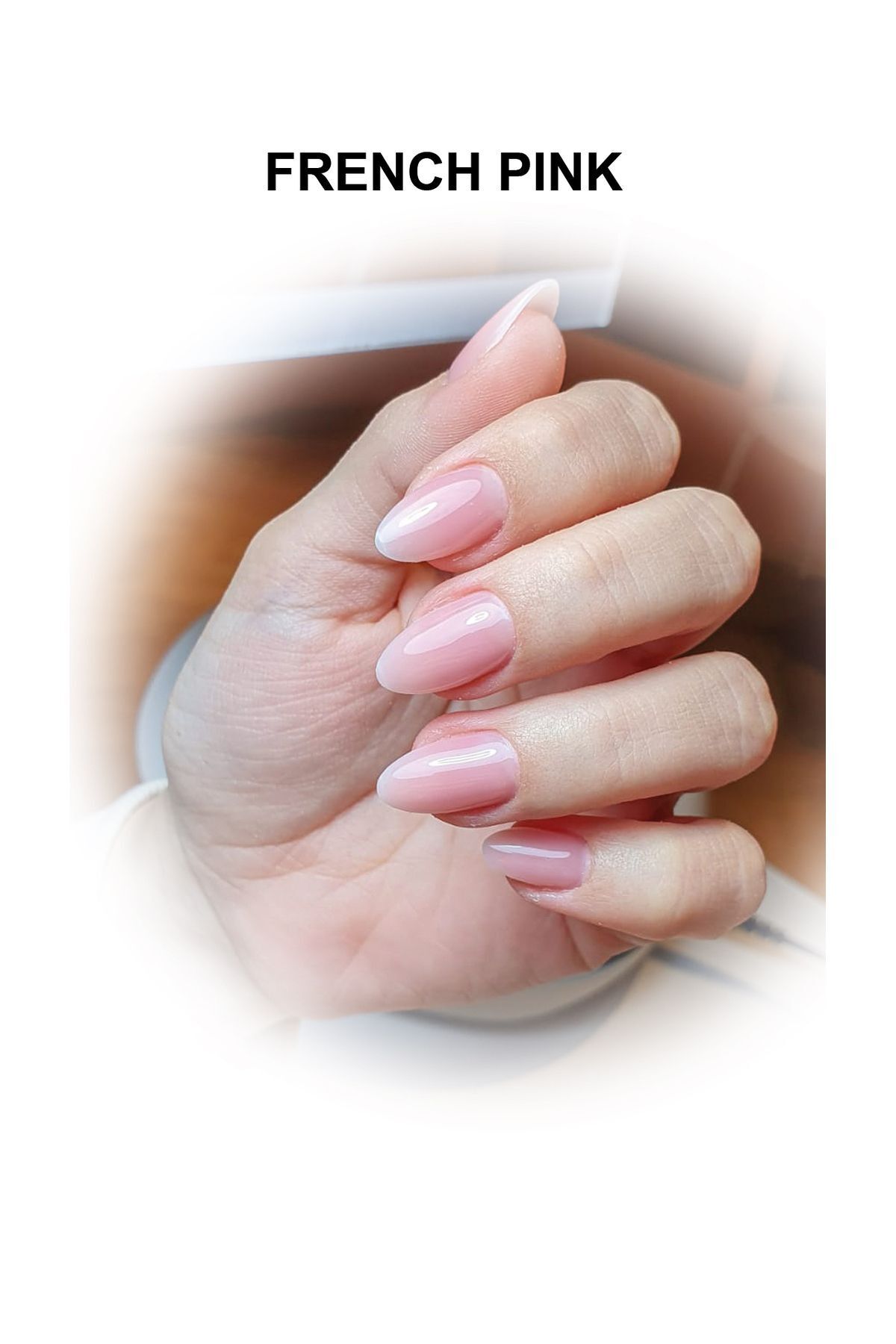 ژل بیلدر 30 میلی لیتری ژل پروتز ناخن صورتی فرانسوی Pronsh