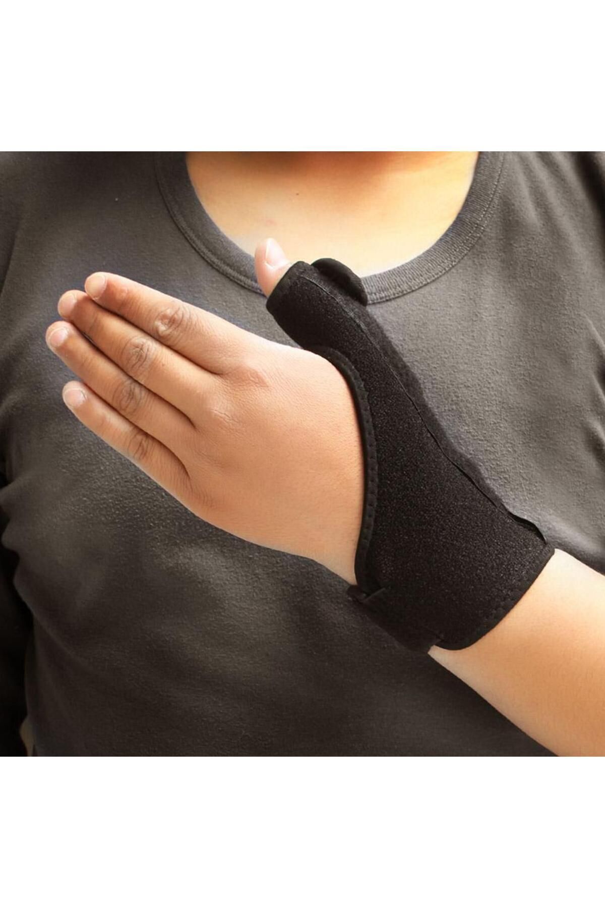 ARWEX-2 Pieces of Thumb Fixing Splint Dequervain Splint Stabilizer with Metal Support Suitable for Right and Left Hand 3