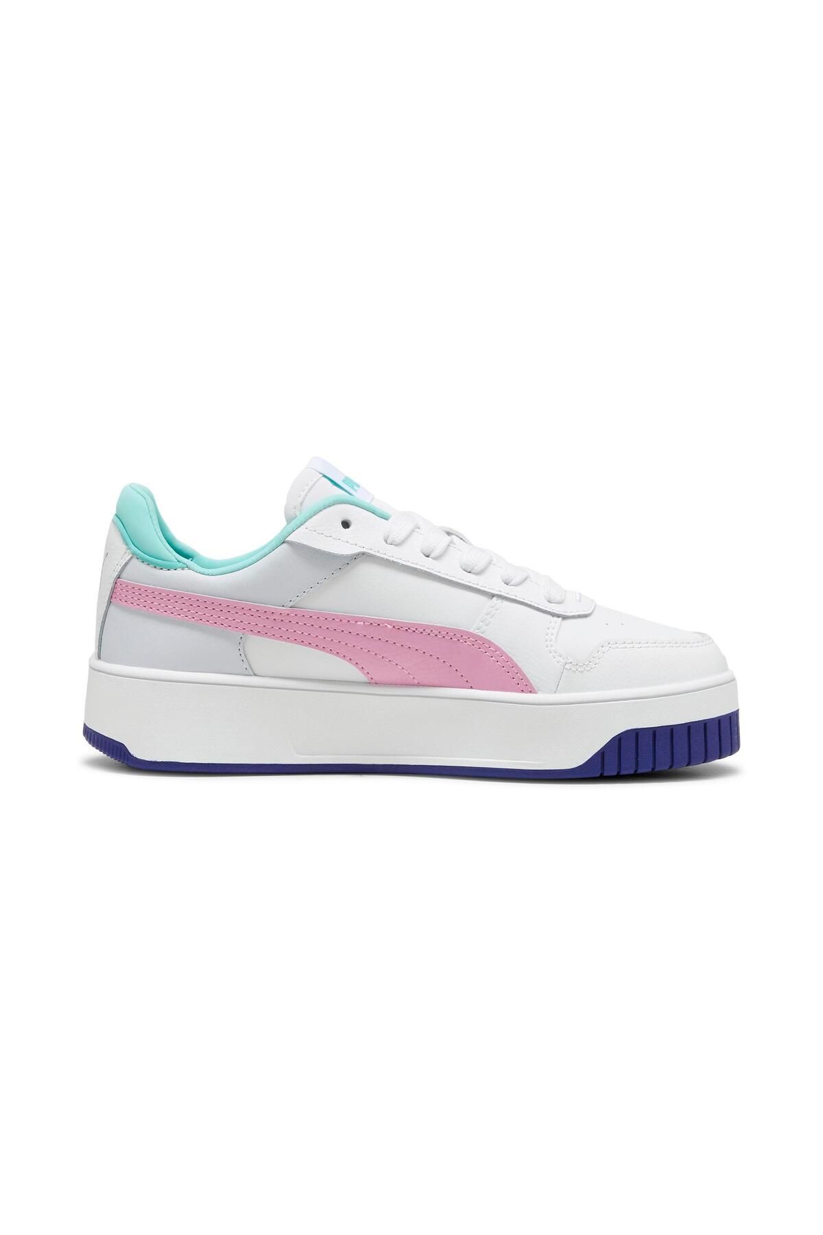 Puma-Carina Street Jr-PUMA - fehér és mályva menta színű tornacipő 2