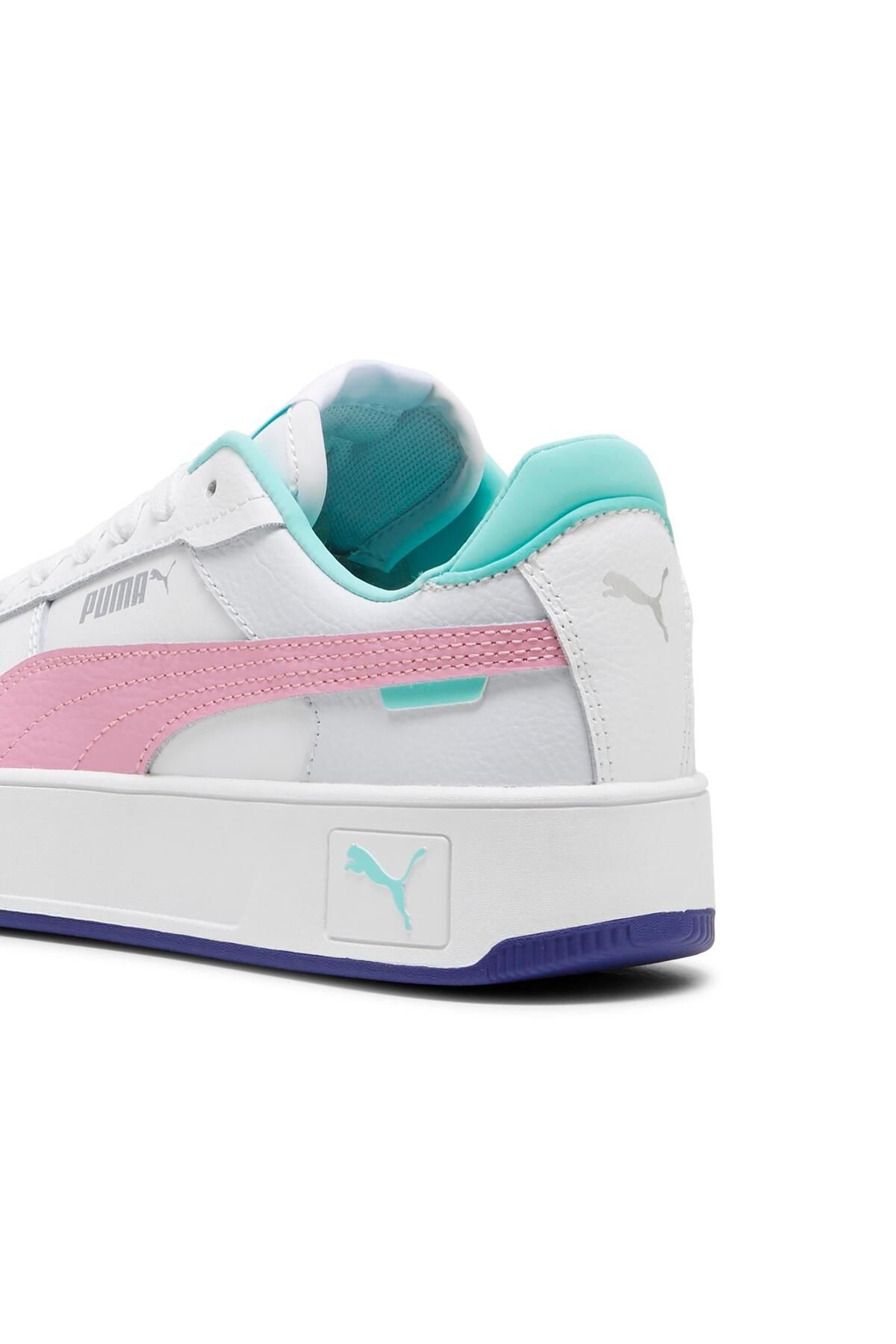 Puma-Carina Street Jr-PUMA - fehér és mályva menta színű tornacipő 6