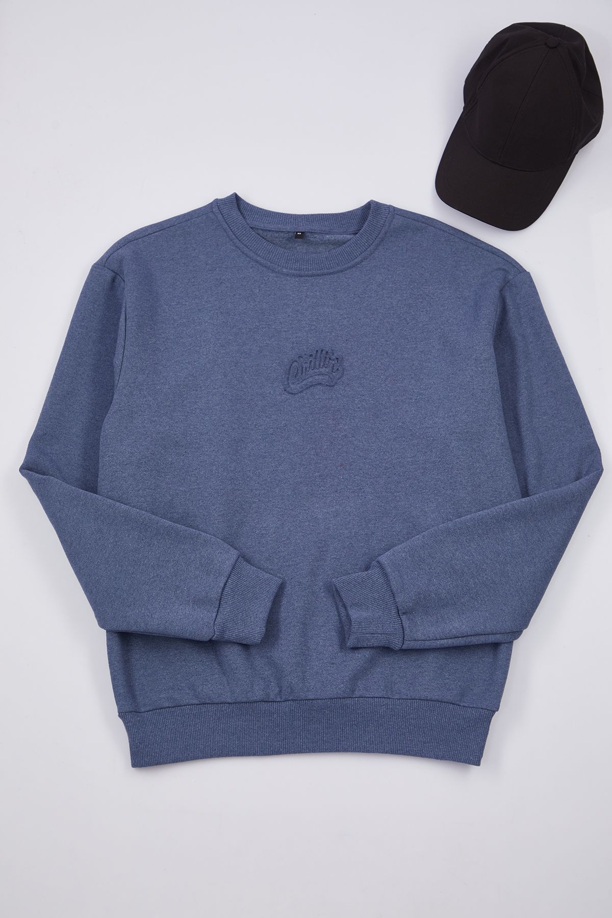 trendyol-man-mens-green-slogan-long-oversized