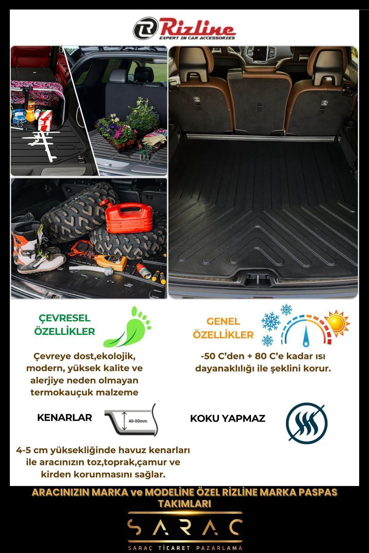 Rizline-2021 MoDel Fiat Fiorino - 3D Luggage Pool with Carpet Floor 2