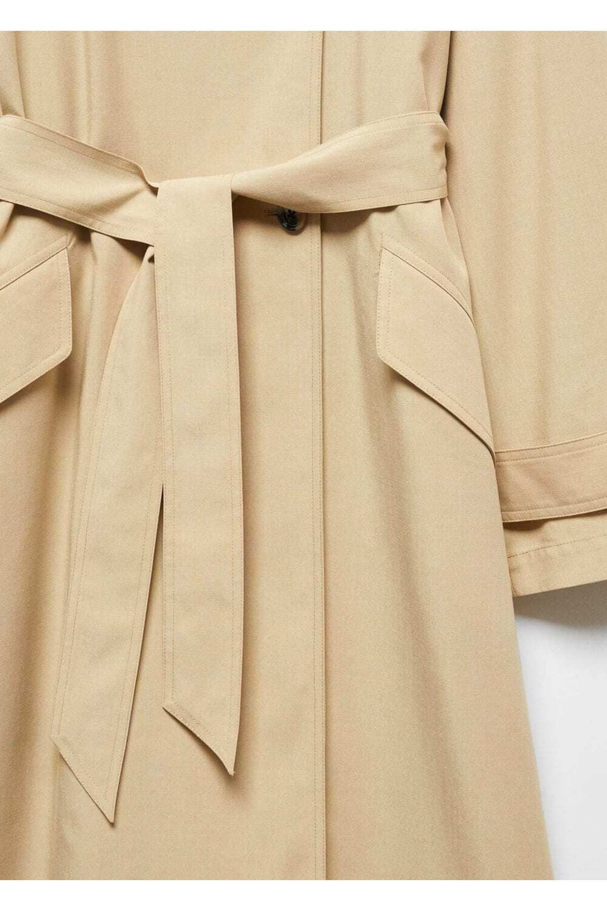 MANGO Woman-Liyosel folyékony trencskabát 6