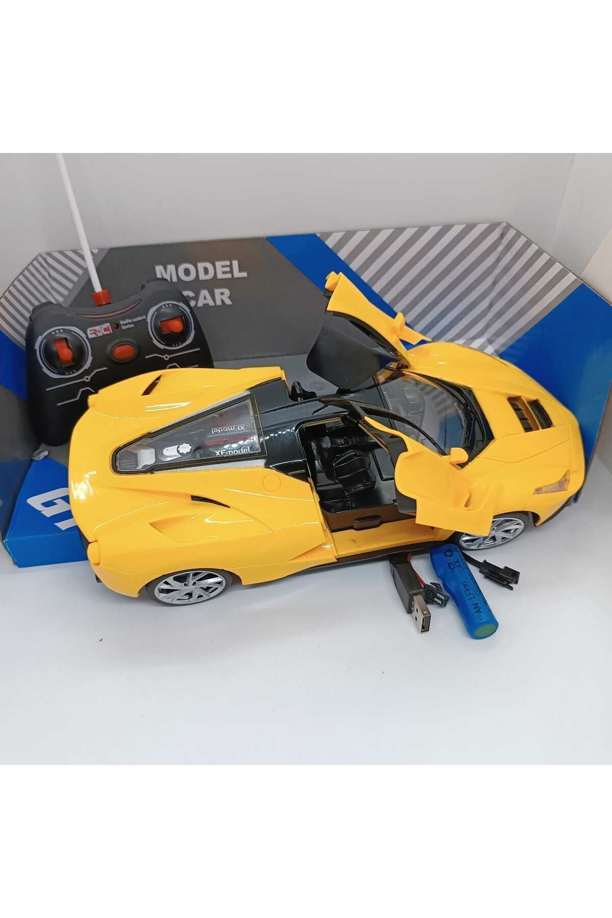 Uzaktan Kumandalı Şarjlı Araba Kapıları Açılan Ferrari 26,5 cm Şık Tasarım Yüksek Kalite