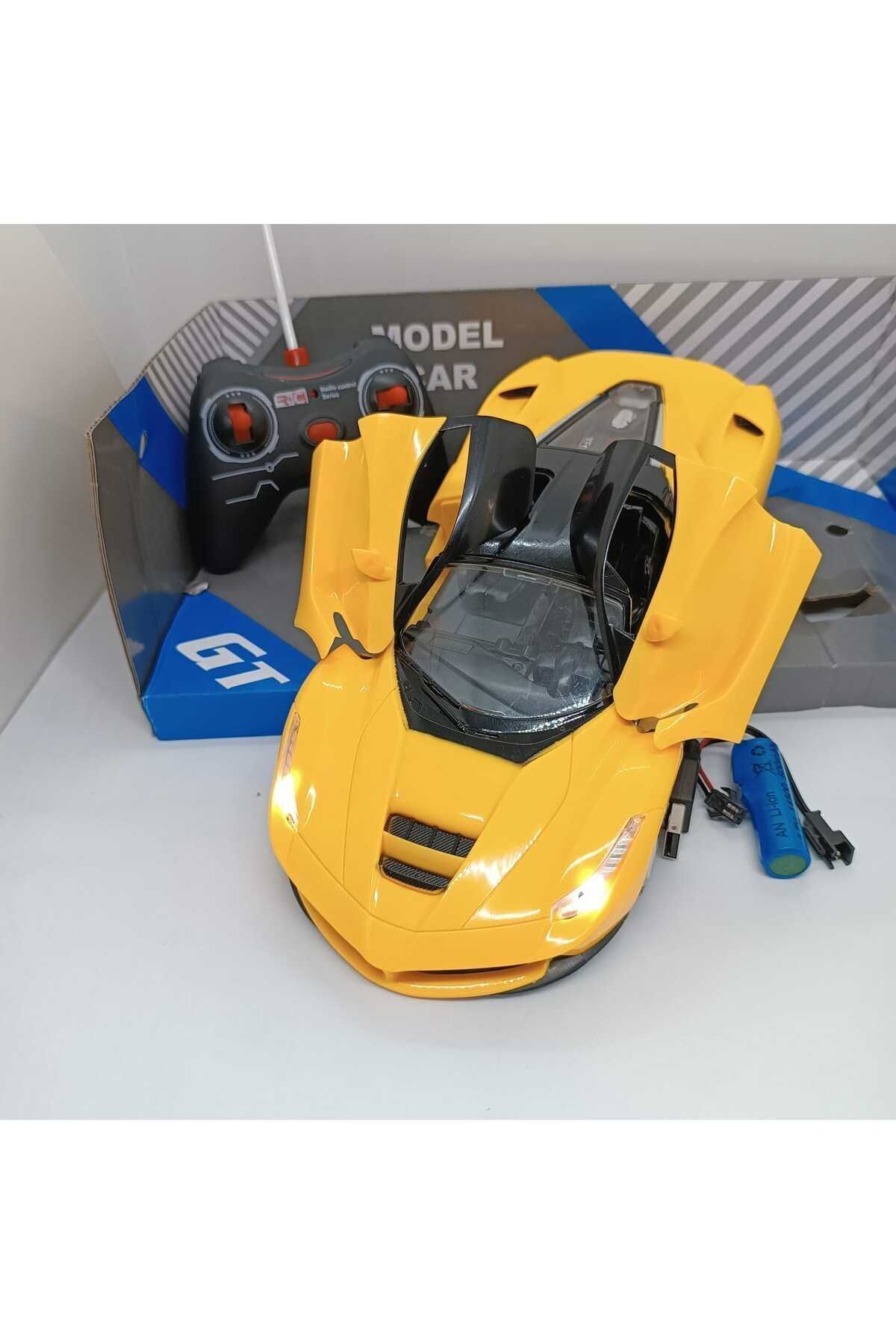 Uzaktan Kumandalı Şarjlı Araba Kapıları Açılan Ferrari 26,5 cm Şık Tasarım Yüksek Kalite