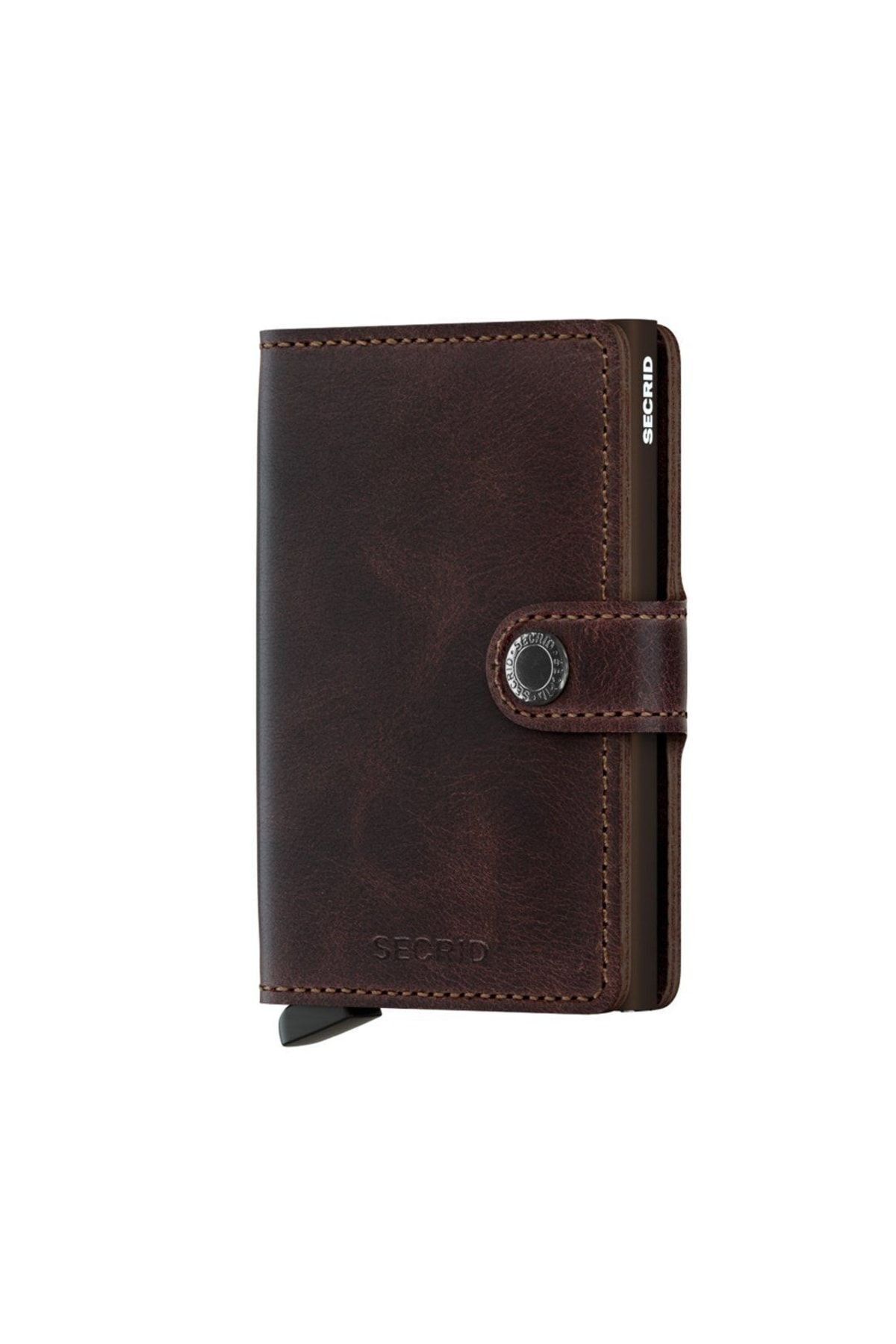 Secrid-Vintage Chocolate Miniwallet - 100% Original europäisches Leder Portemonnaie 1