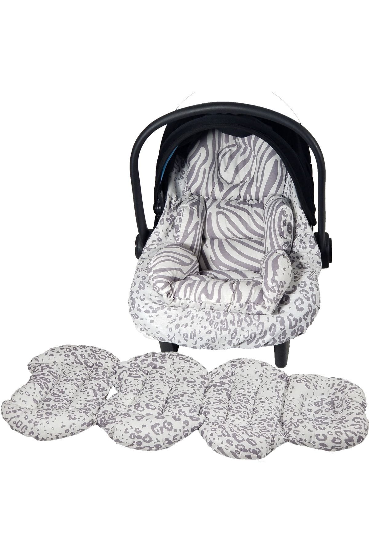 annebebektasarım Babynest Puset Içi Set Araba Minderi Emzirme Örtüsü Ve Minderi Beşik Içi Nevresim Takımı 15 Li Set fotoğrafı 3 (önizleme)