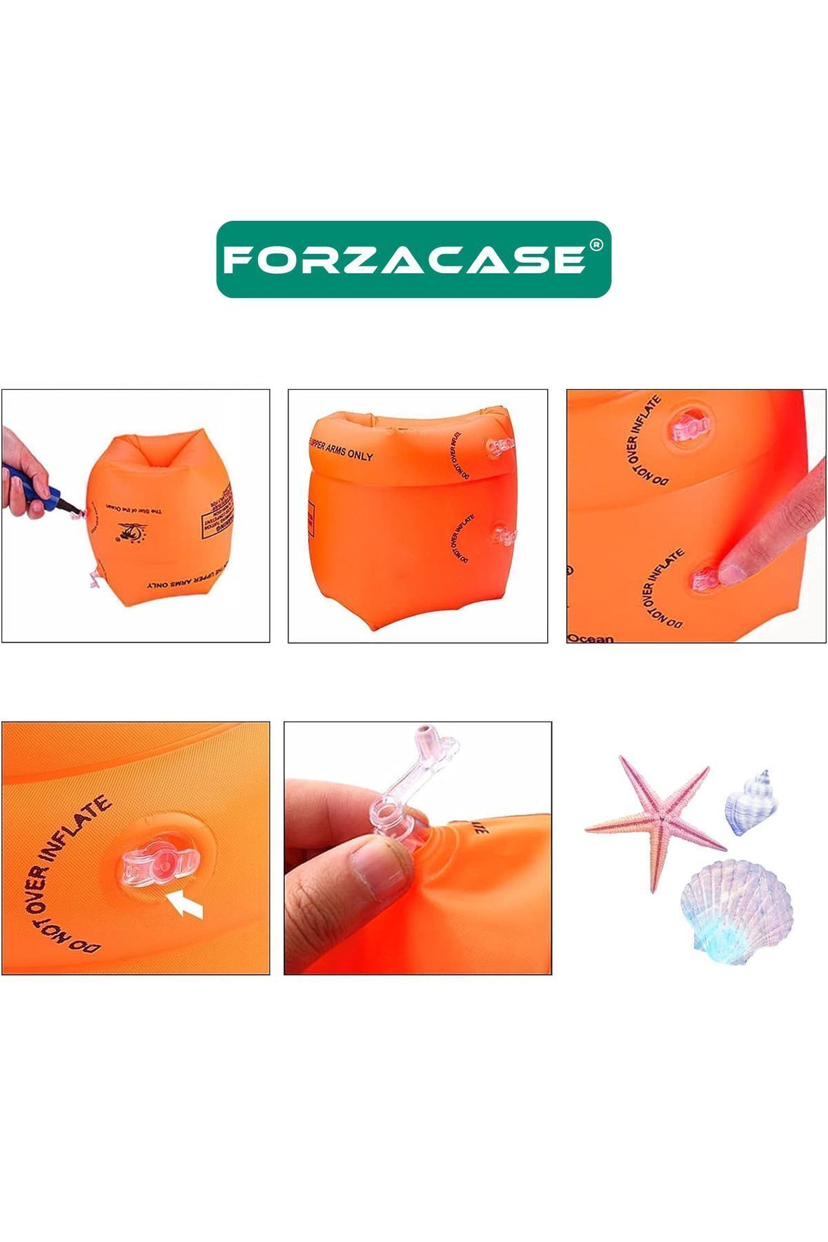 Her Yaşa Uygun Çocuk ve Yetişkinler için Unisex Şişirilebilir Yüzme Kolluk - FC622 5