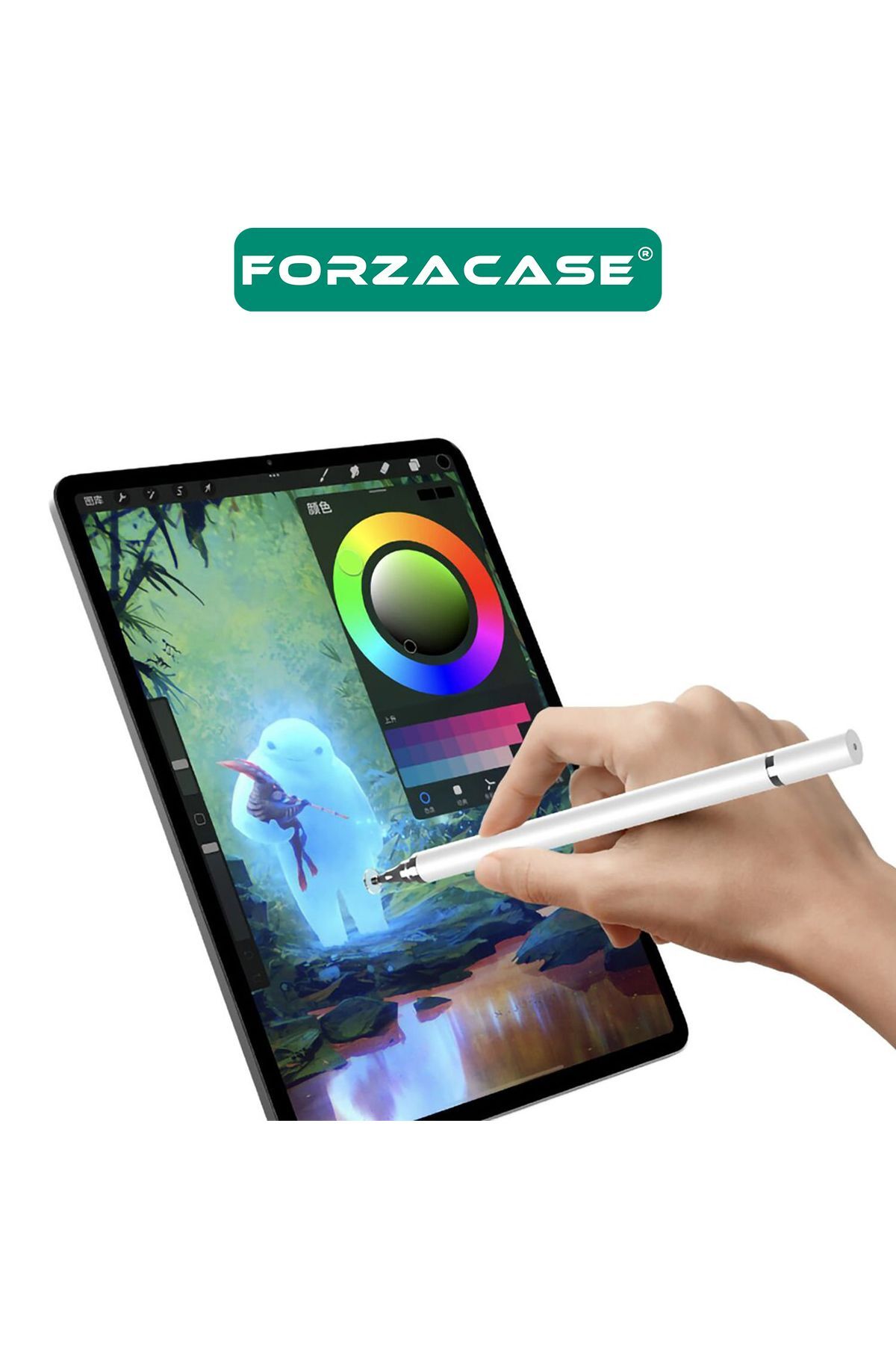 Universal Telefon Tablet iPad 2in1 Disk Uçlu Uyumlu Stylus Pen Dokunmatik Kalem - FC470 3