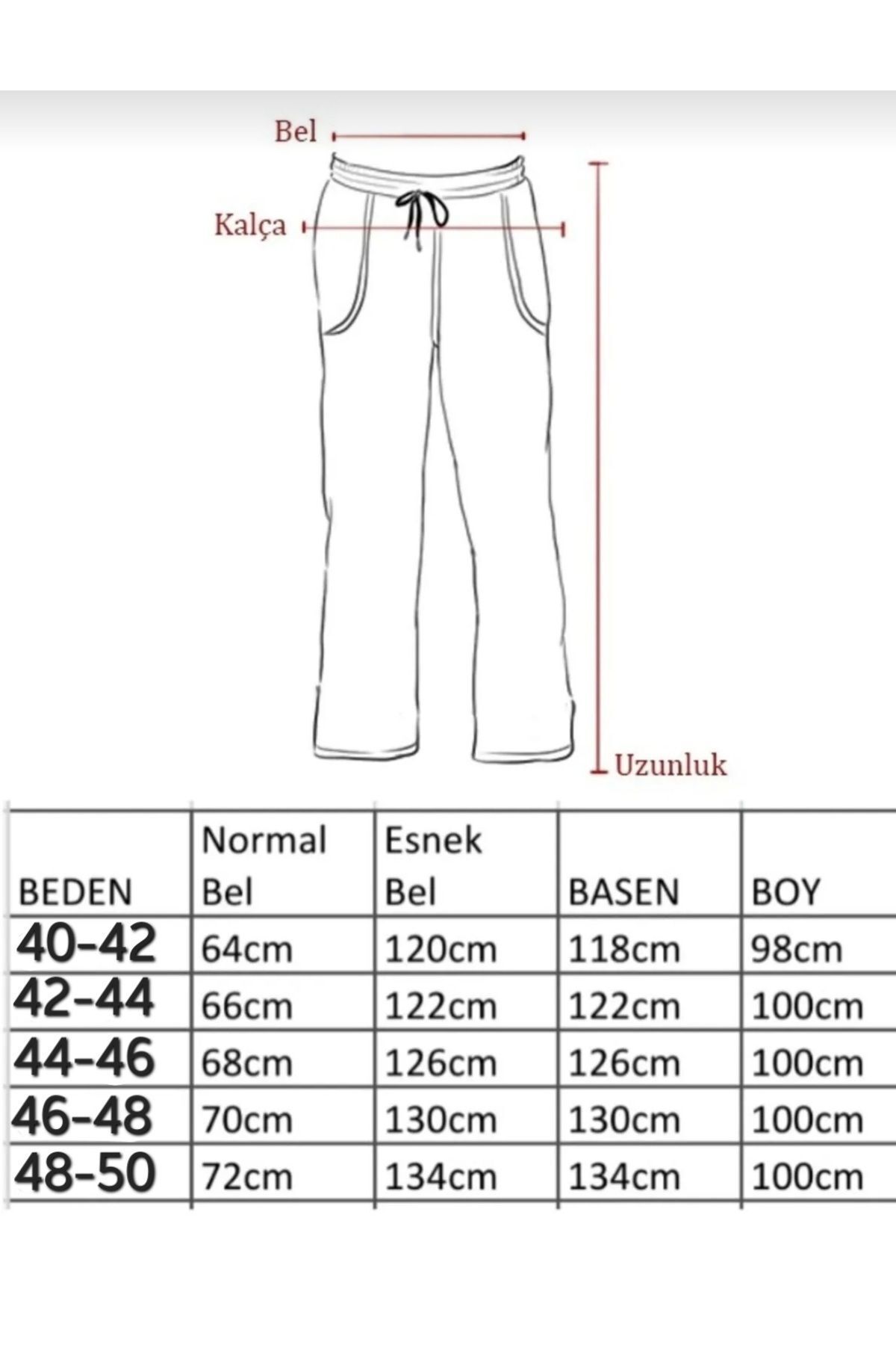 ENDAMIM-Plus Size ComfortaBle Linen Trousers - No Pockets and Elastic Waist Size 40-50 2