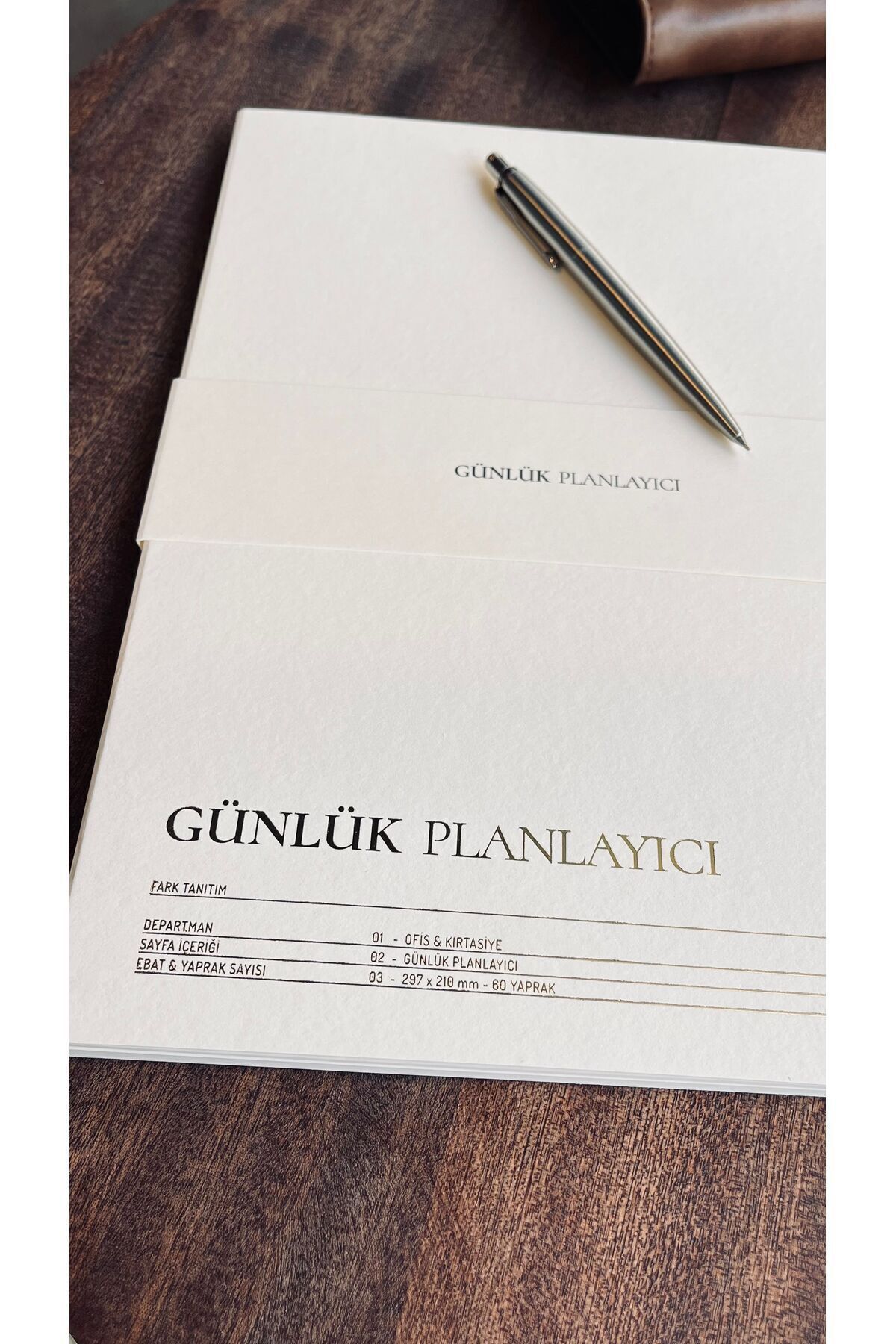 Fark Tanıtım-A4 Undated Daily Planner - 60 Sheets with cover 4