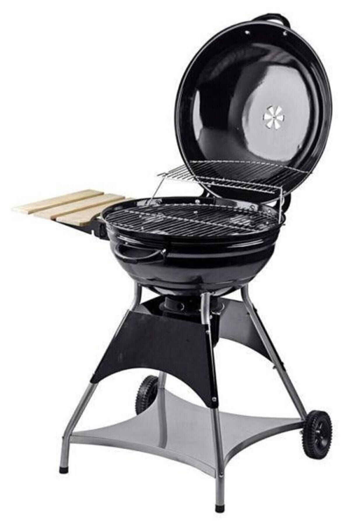 Burnaby Kömürlü Mangal Yuvarlak Küre Mangal Termometreli 53 Cm 7