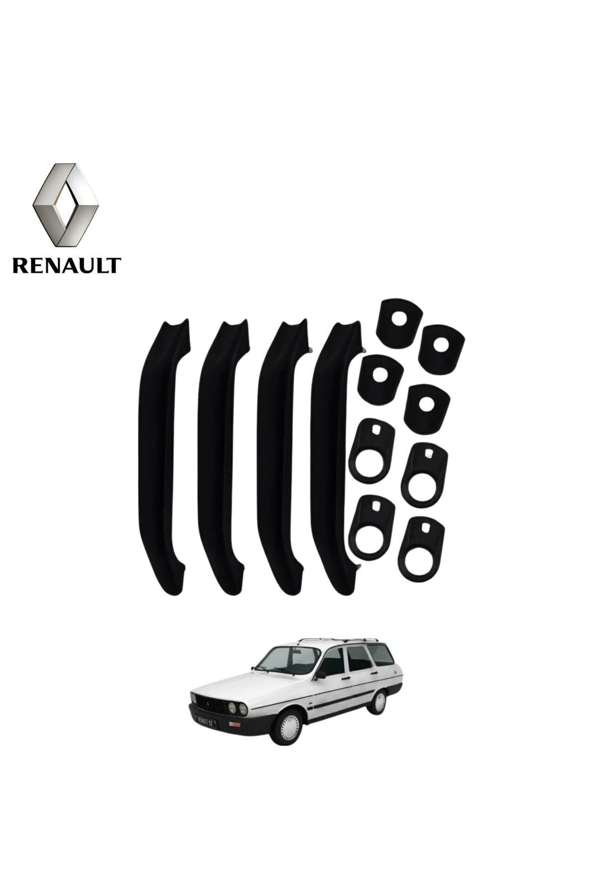 MEF-R12 TOROS OUTER DOOR OPENING HANDLE COMPLETE SET SET OF 4 1