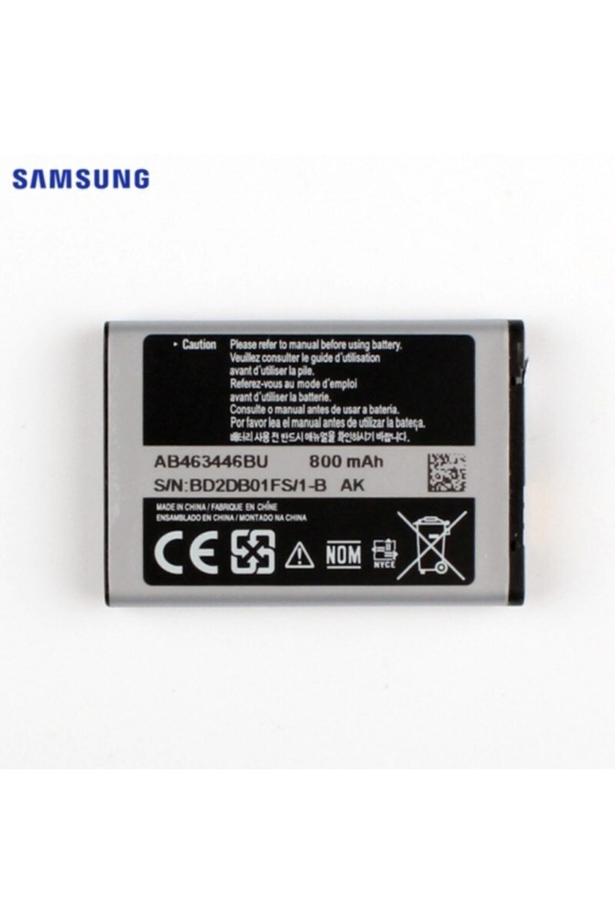 Samsung E1205 E1200 E1207 E250 E500 Ab463446bu Pil Batarya - görsel 3
