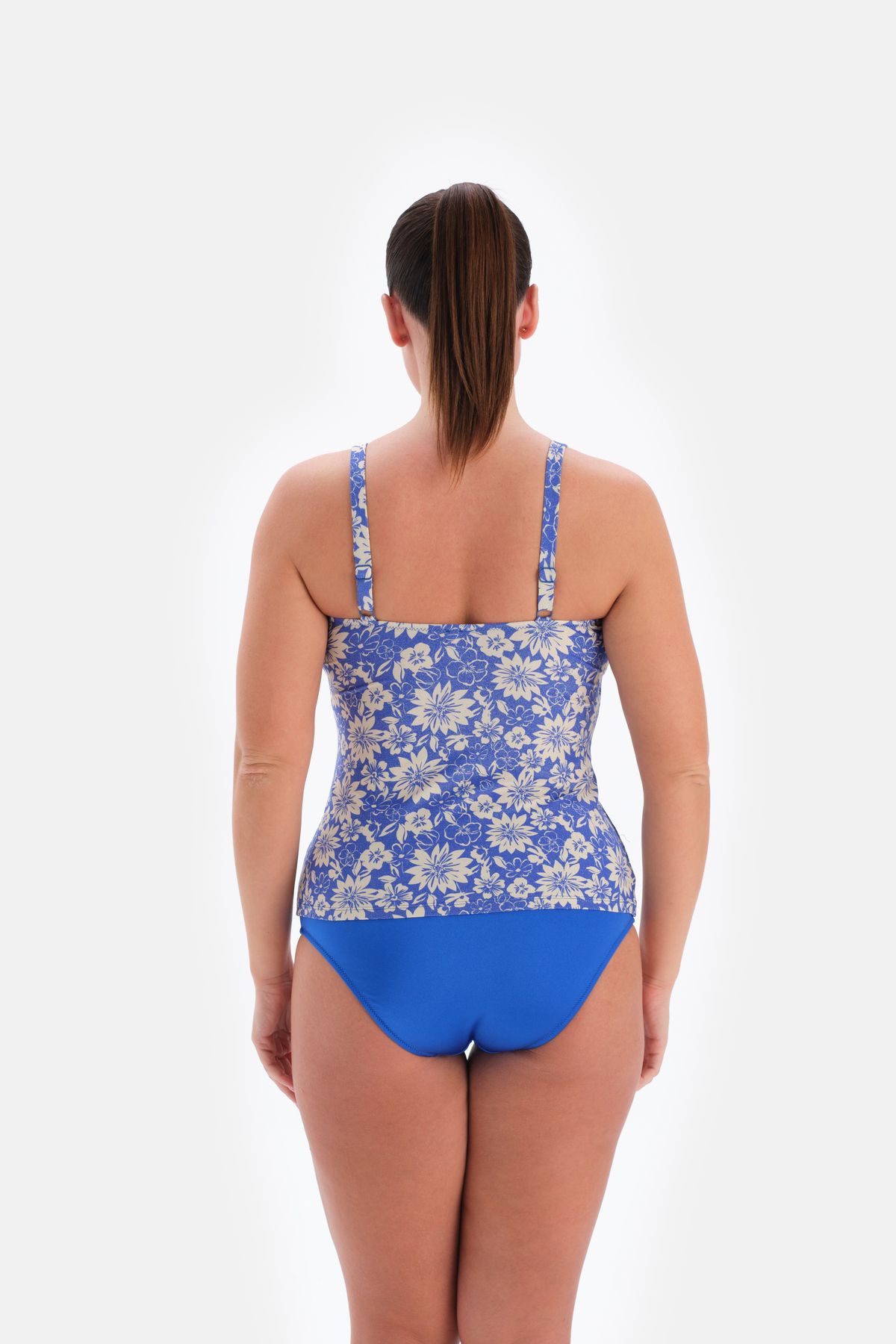 Eros-3210my Tankini-Set in Ecru-Marineblau 4