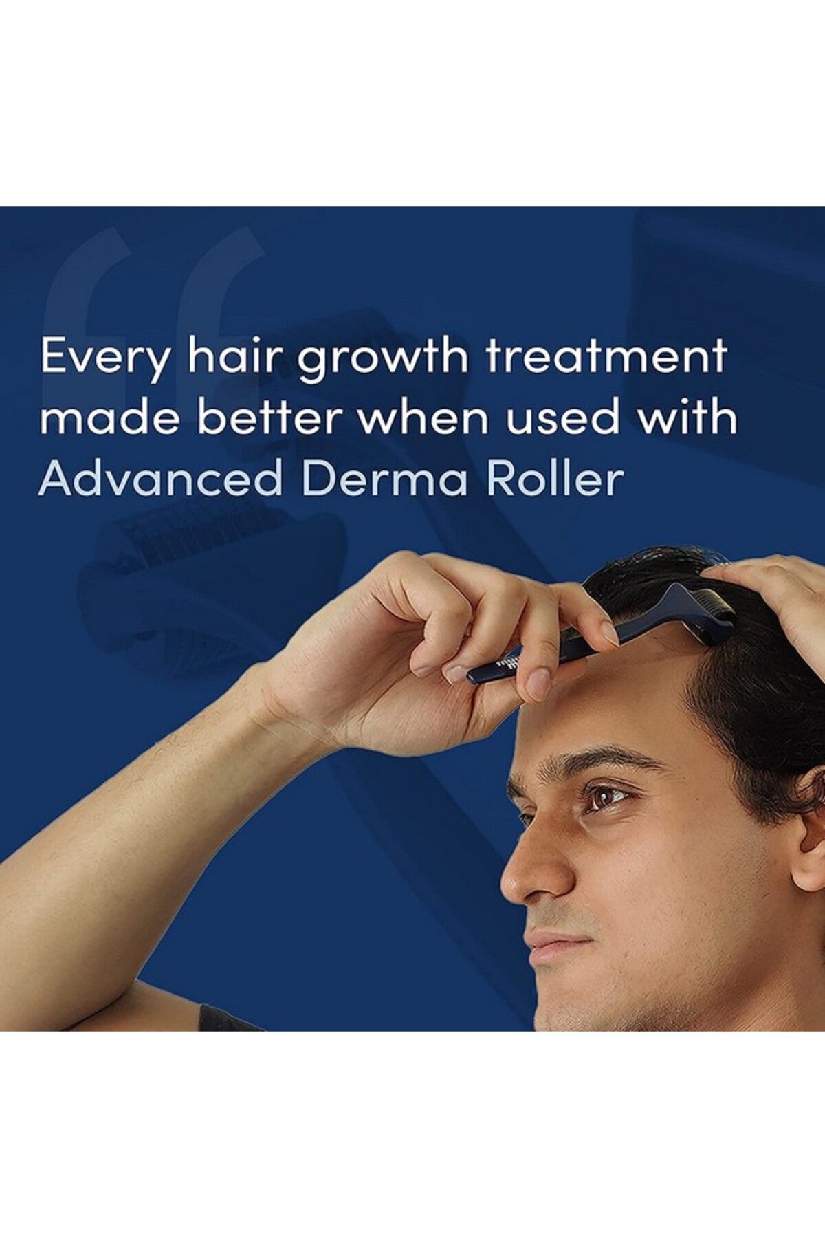 Man Matters-Advance Derma Roller For Men With Premium Design For Scalp & Beard, 540 Micro 0.5mm 5