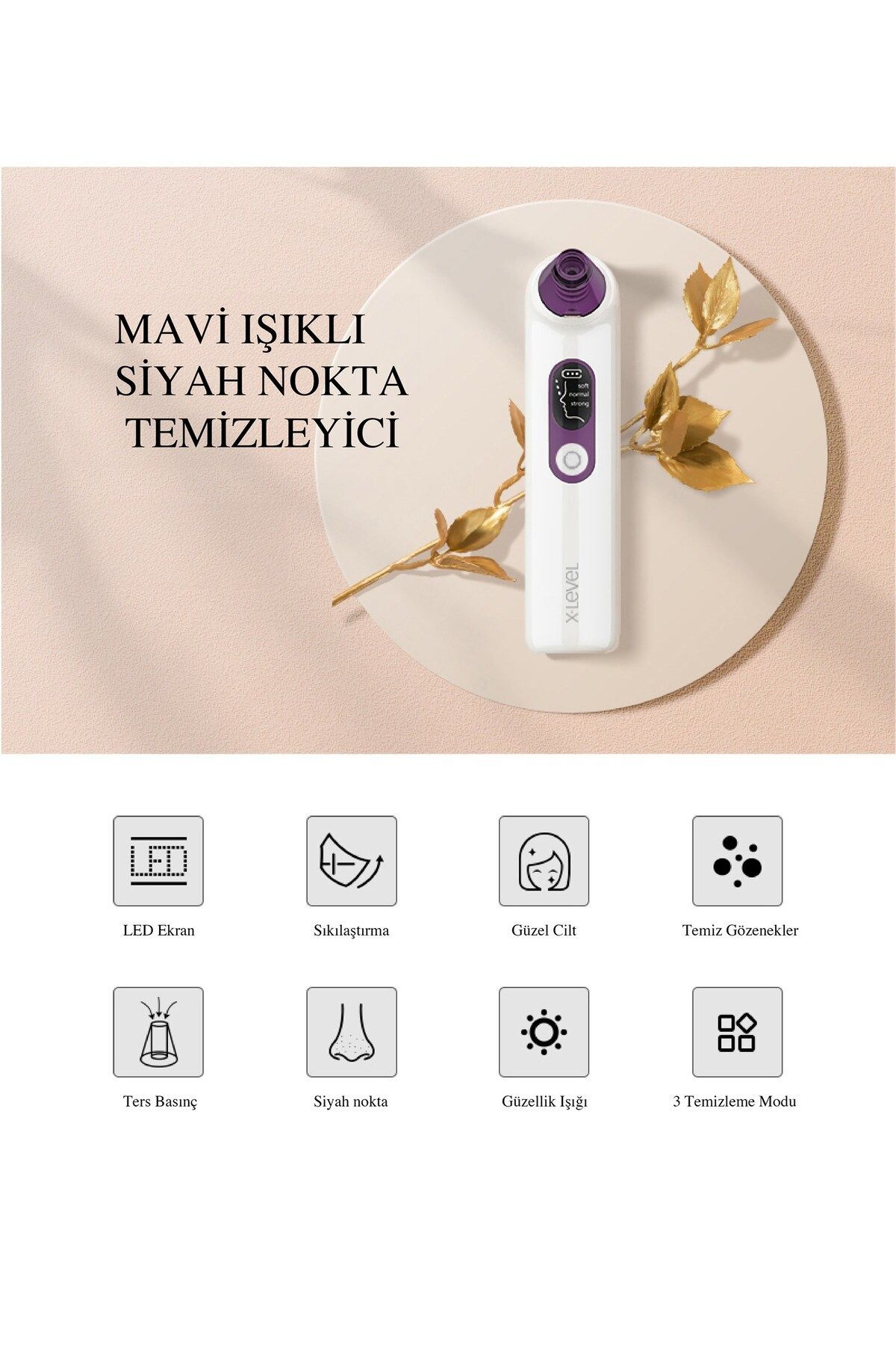 X-shinyachne Mavi Işıklı Siyah Nokta Temizleyici Xlevel — PRA-9290722-8181 — تصویر 2 از 6