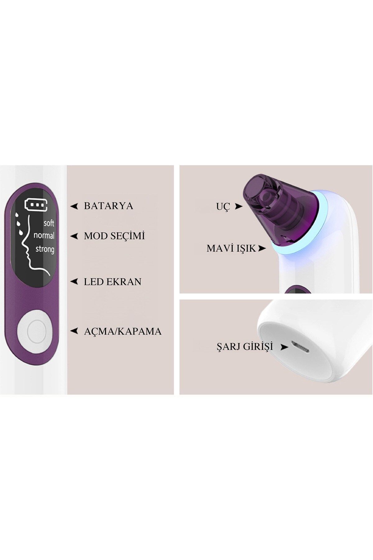 X-shinyachne Mavi Işıklı Siyah Nokta Temizleyici Xlevel — PRA-9290722-8181 — تصویر 5 از 6