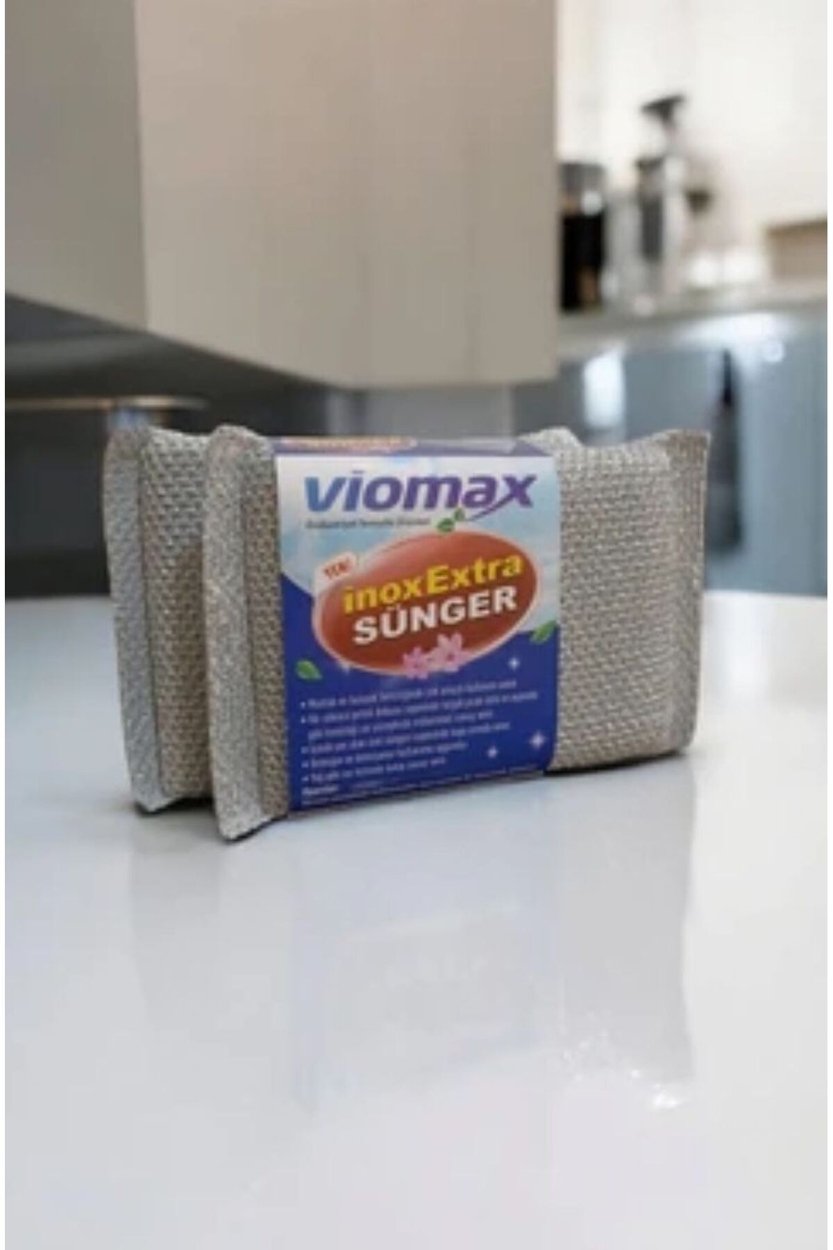 Arbu Home Sihirli Inox Paslanmaz Telli Bulaşık Süngeri 2'li