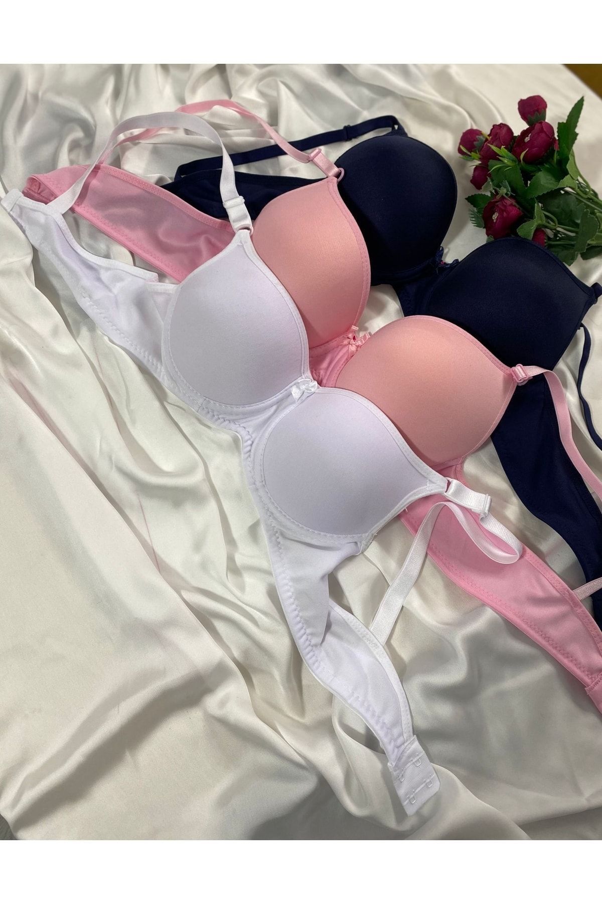 Women's Filled Underwire Micro 3-Piece Bra