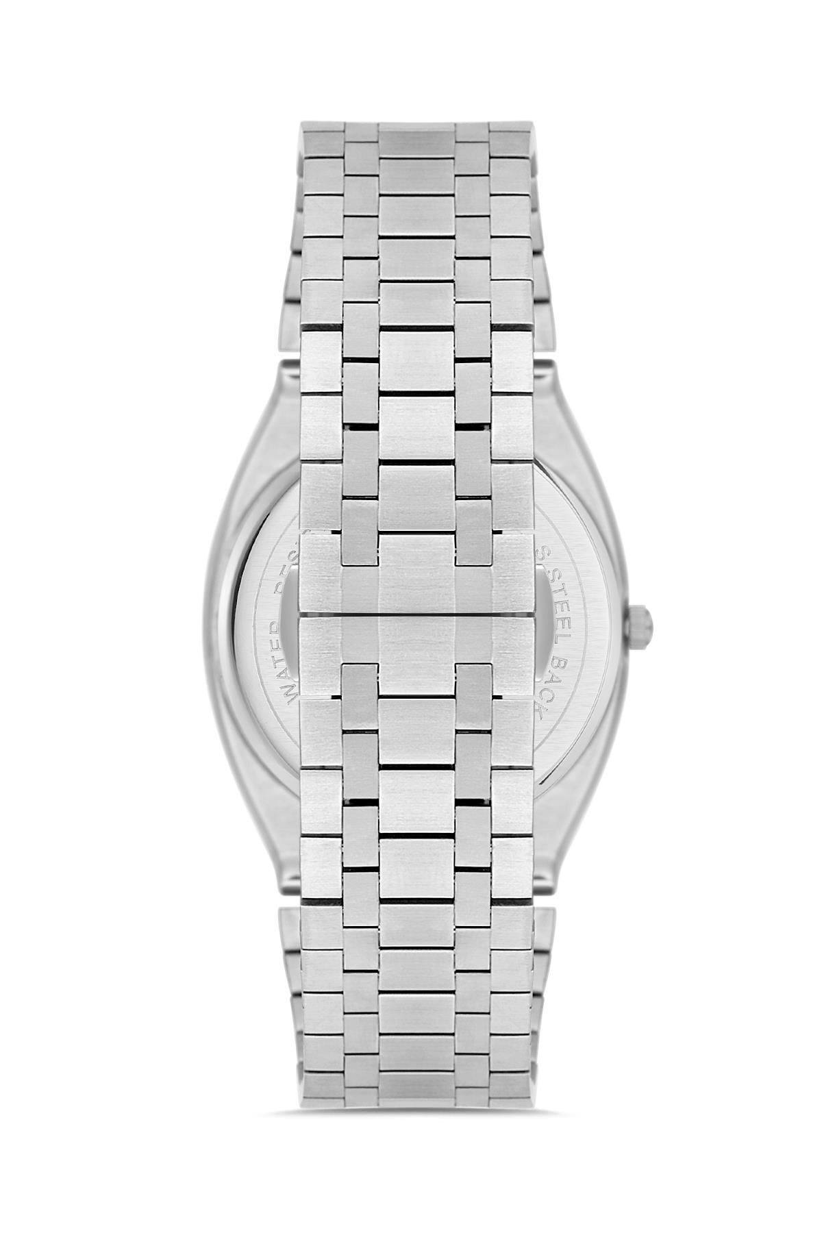 FERRO-Fm43004a-5 Men's Silver Colored Wrist Watch, Blue Inside - New Season + Bracelet Gift 3