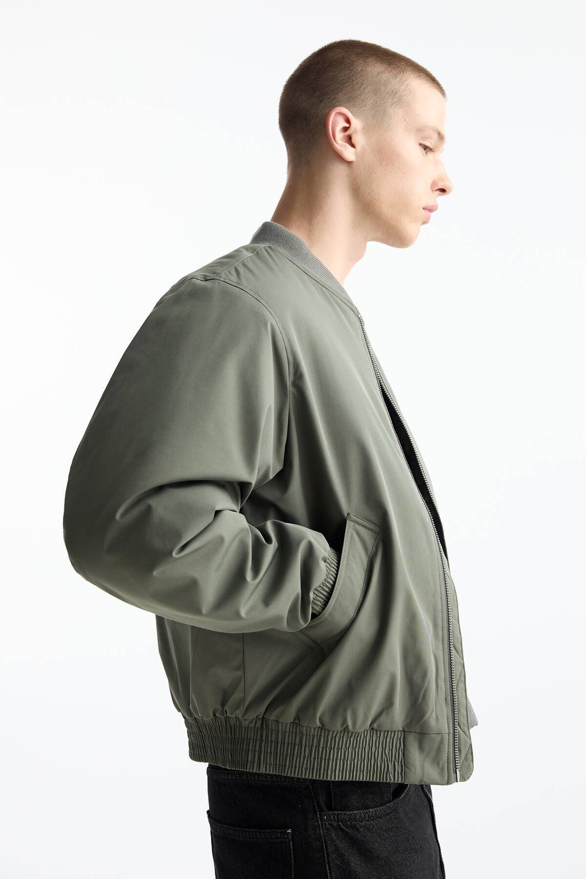 Kapitone bomber ceket
