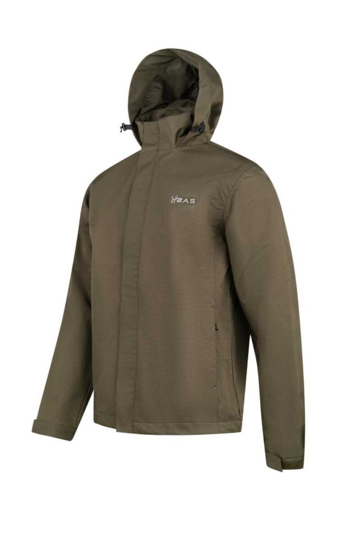 2AS-Men's KHaki RaincoaT - STopper III, 2ASTPSMFBFW23-21417 Model 2