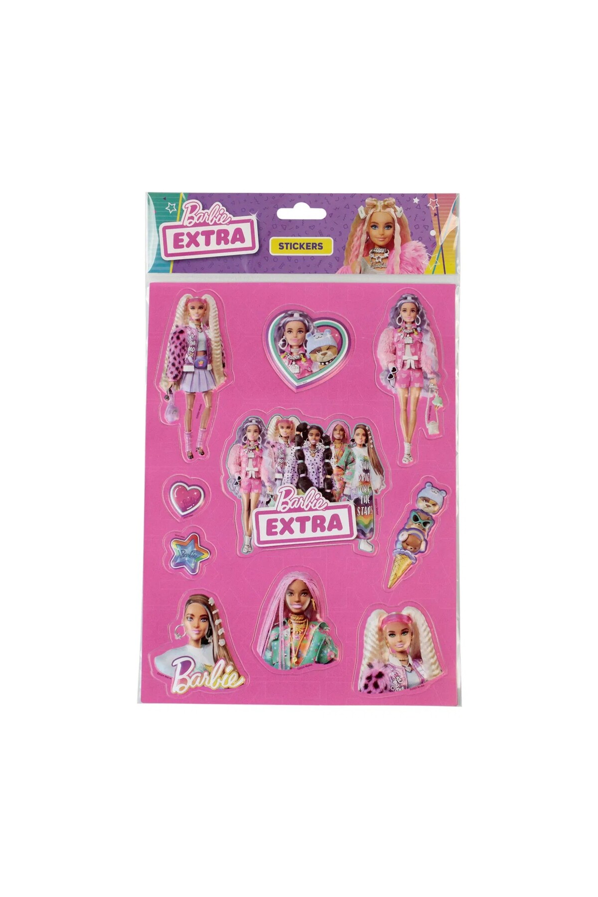 Barbie Sticker Model Bluoksweet Kabartmalı 3D Barbie sticker model-1 çocuk okul defter ...