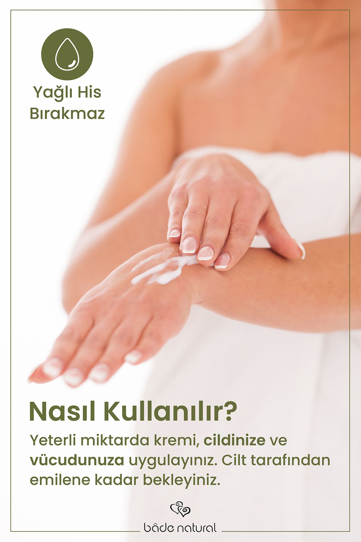 کرم دست گیاهی و وانیلی 100 ٪ طبیعی وگان 75 میل Bade Natural