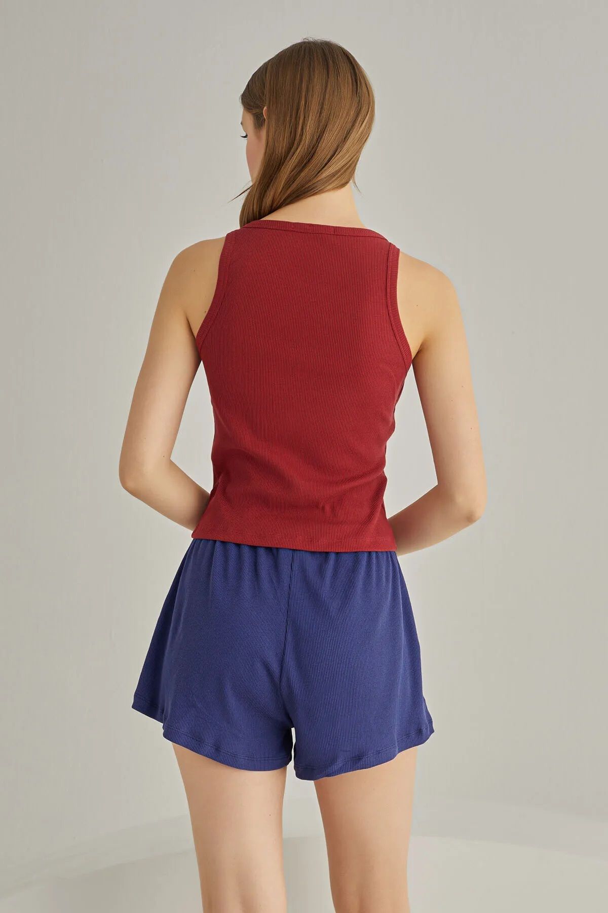 NBB-Women'S ShortS Set - Cotton and Bra 3