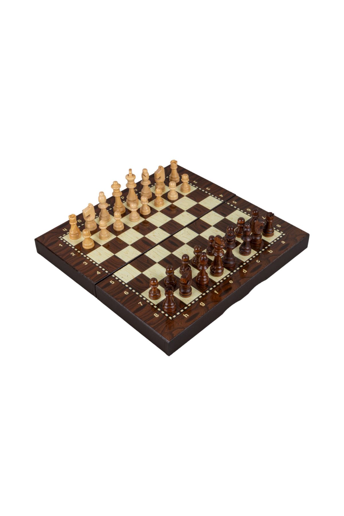 SERA-Checkers and Chess Set - Wooden Box 3