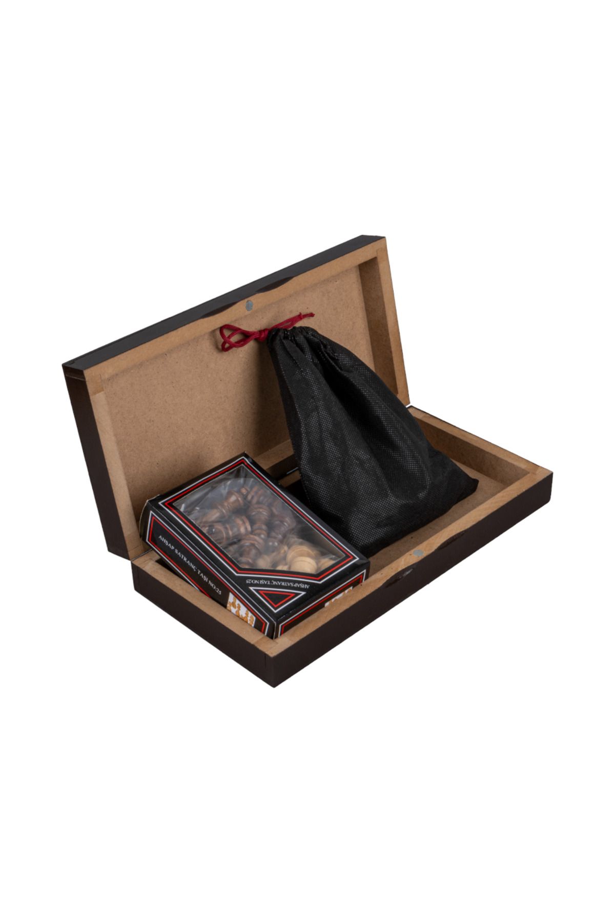 SERA-Checkers and Chess Set - Wooden Box 5