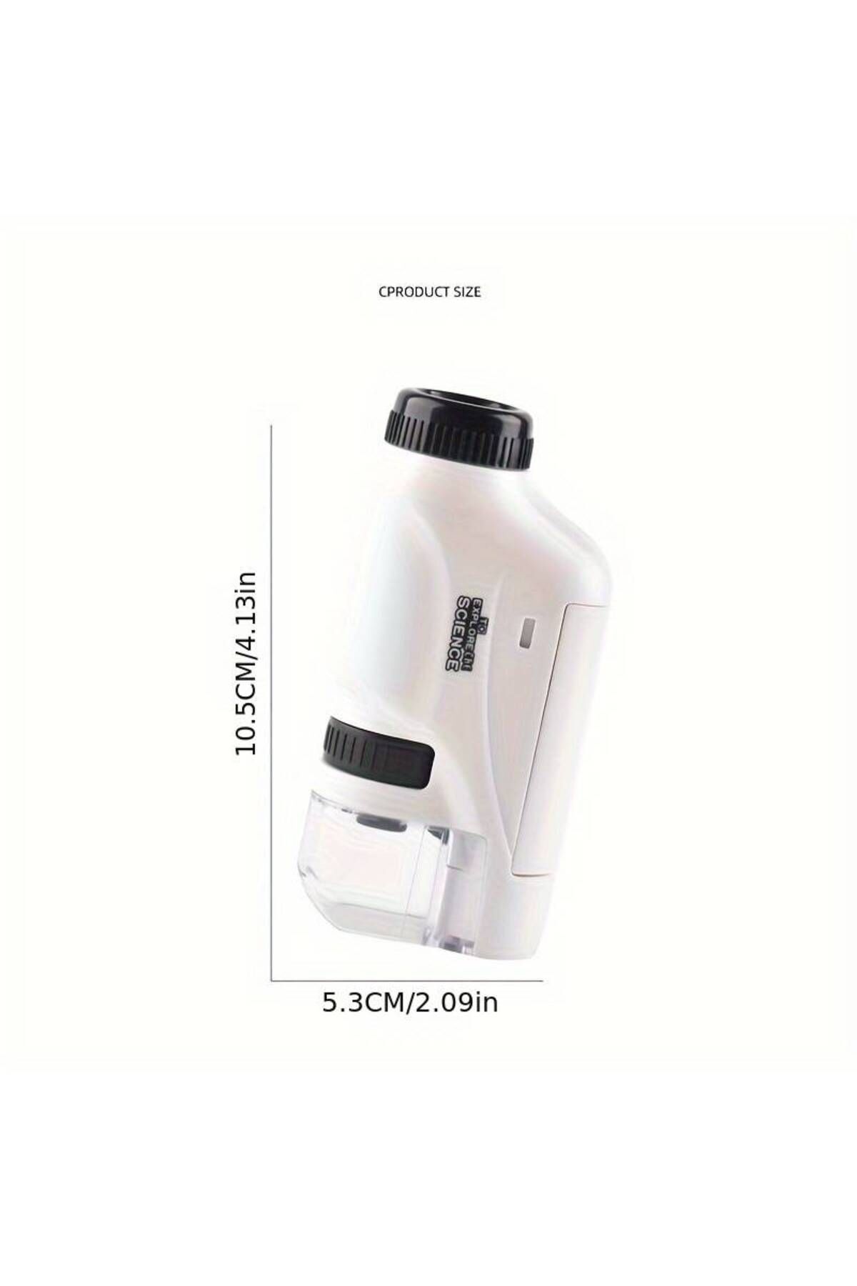 کیت میکروسکوپ کودکان، میکروسکوپ عملی، قابل حمل و دستی، ۶۰×۱۲۰×