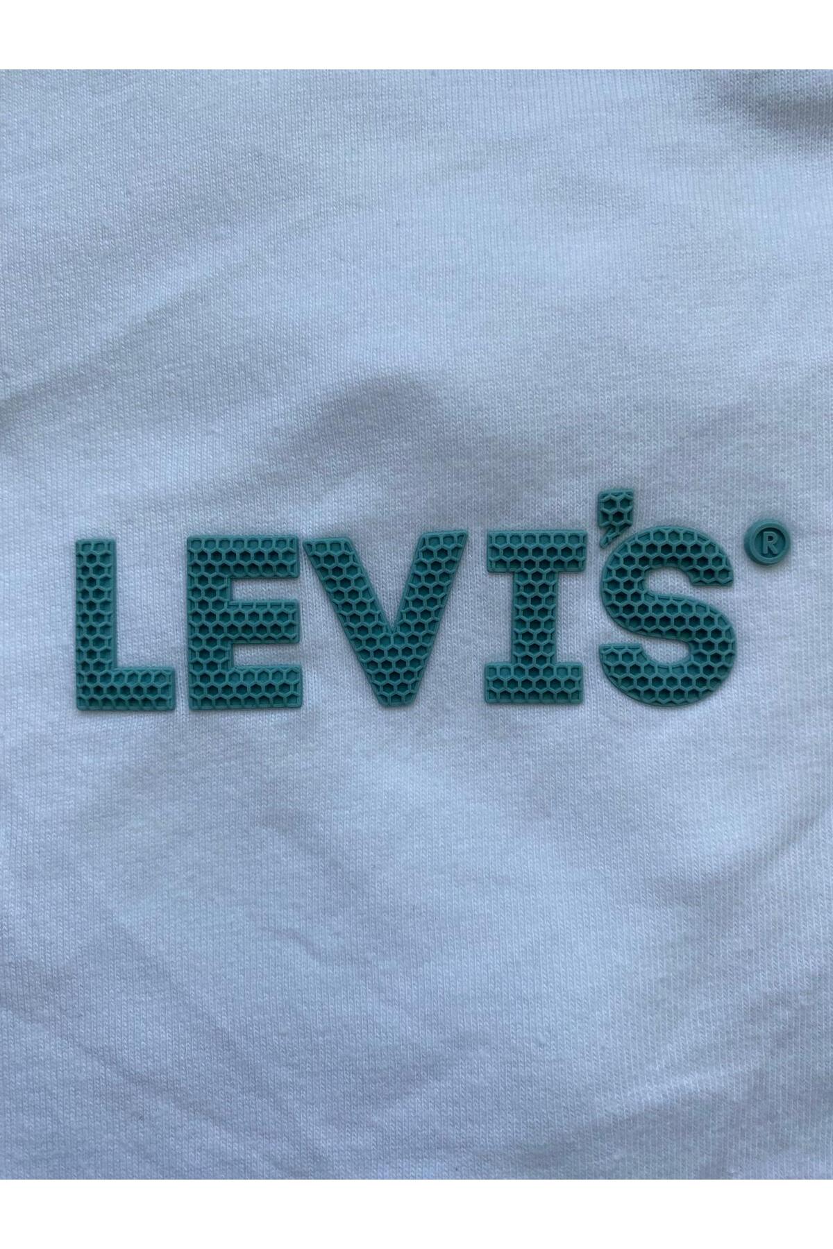 تی شرت لیوایز مردانه پنبه-پلی استر سفید  طرح نوشته / شعار Relaxed/ریلکس    Relaxed/ریلکس Daily/روزانه | Levi's 1614305501 - تصویر 4