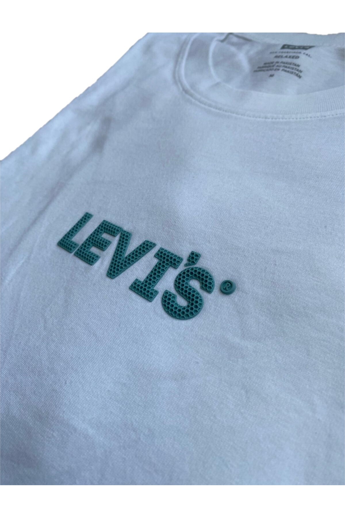 تی شرت لیوایز مردانه پنبه-پلی استر سفید  طرح نوشته / شعار Relaxed/ریلکس    Relaxed/ریلکس Daily/روزانه | Levi's 1614305501 - تصویر 5