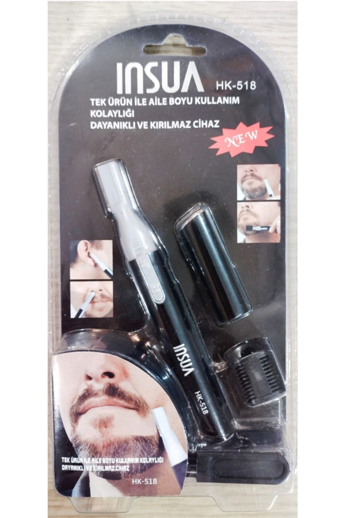 Hk-518 Pilli Burun Kıl Alma Cihazı