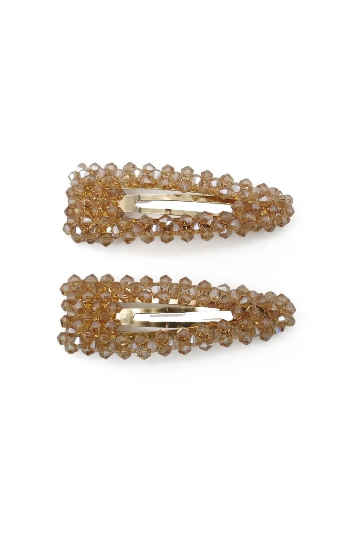 New Obsessions-Σετ Miabella Crystal Triangle και αγκράφα - Σετ 2 τεμαχίων 1