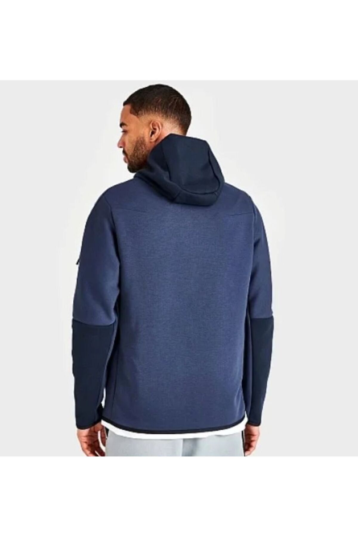 سویشرت نایکی مردانه پارچه آبی سرمه ای اسپرت راسته Regular/رگولار    Regular/رگولار اسپرت | Nike dv0437-437-3 - تصویر 4