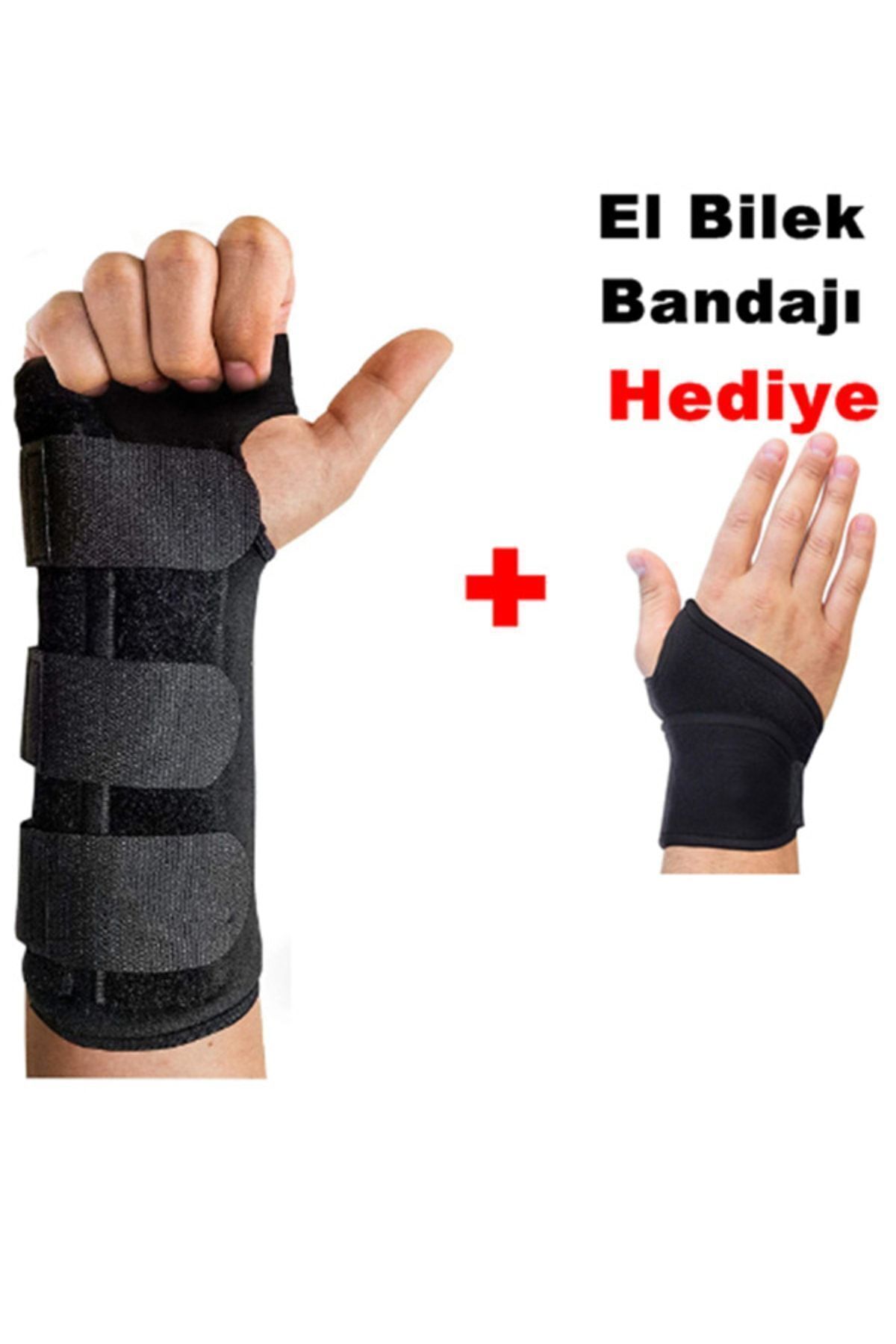 El Bilek Ateli Metal Destekli Çift Yön Her Bedene Uygun Istirahat Ateli Karpal Tünel Sinir Sıkışması