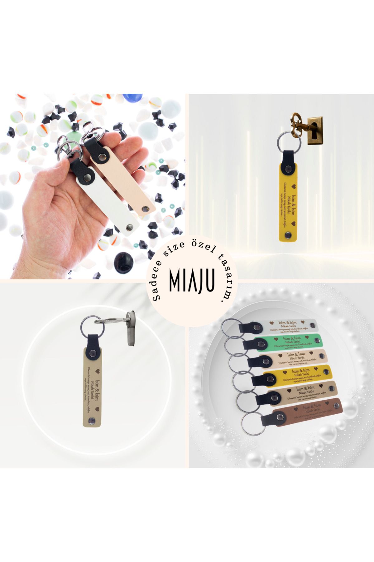 miawiki-Set of 6 Special Production for Traditional Events - Perfect Gift Memory And Souvenir Keychains 6