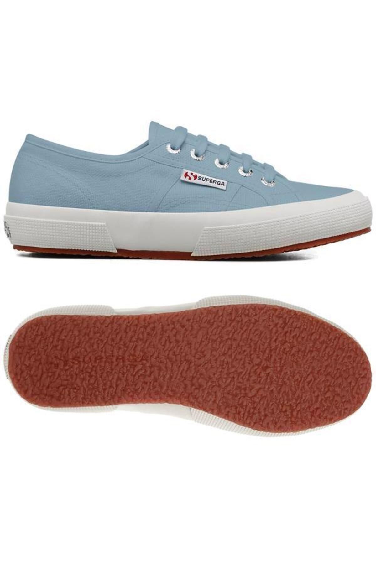 کفش کتانی زنانه 2750-Lamew آبی پایین Superga