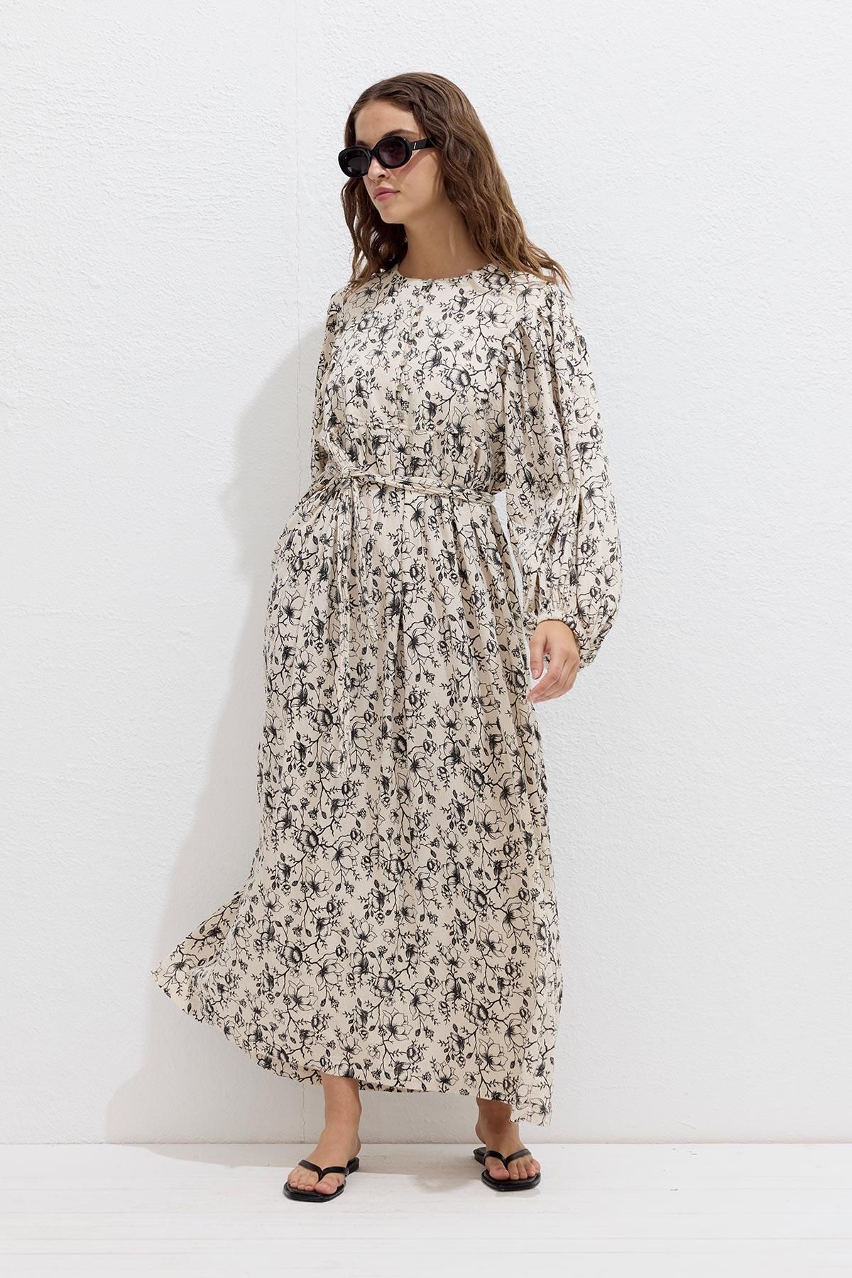 Manuka-Gemustertes Baumwollkleid 6
