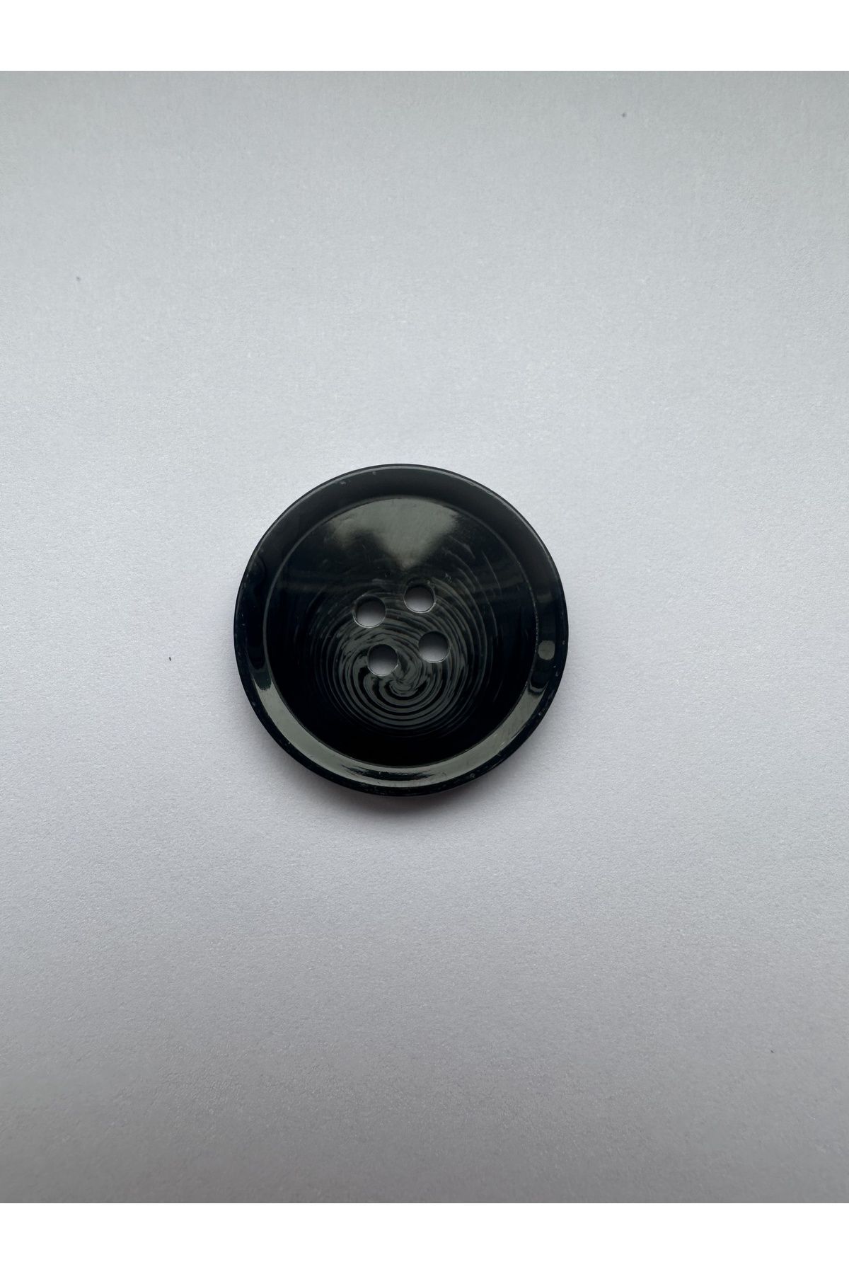 aensia-Black on Gray Marble Marble Pattern Design Button Plain Polyester Button 40 Size Buttons - Pack of 6 3
