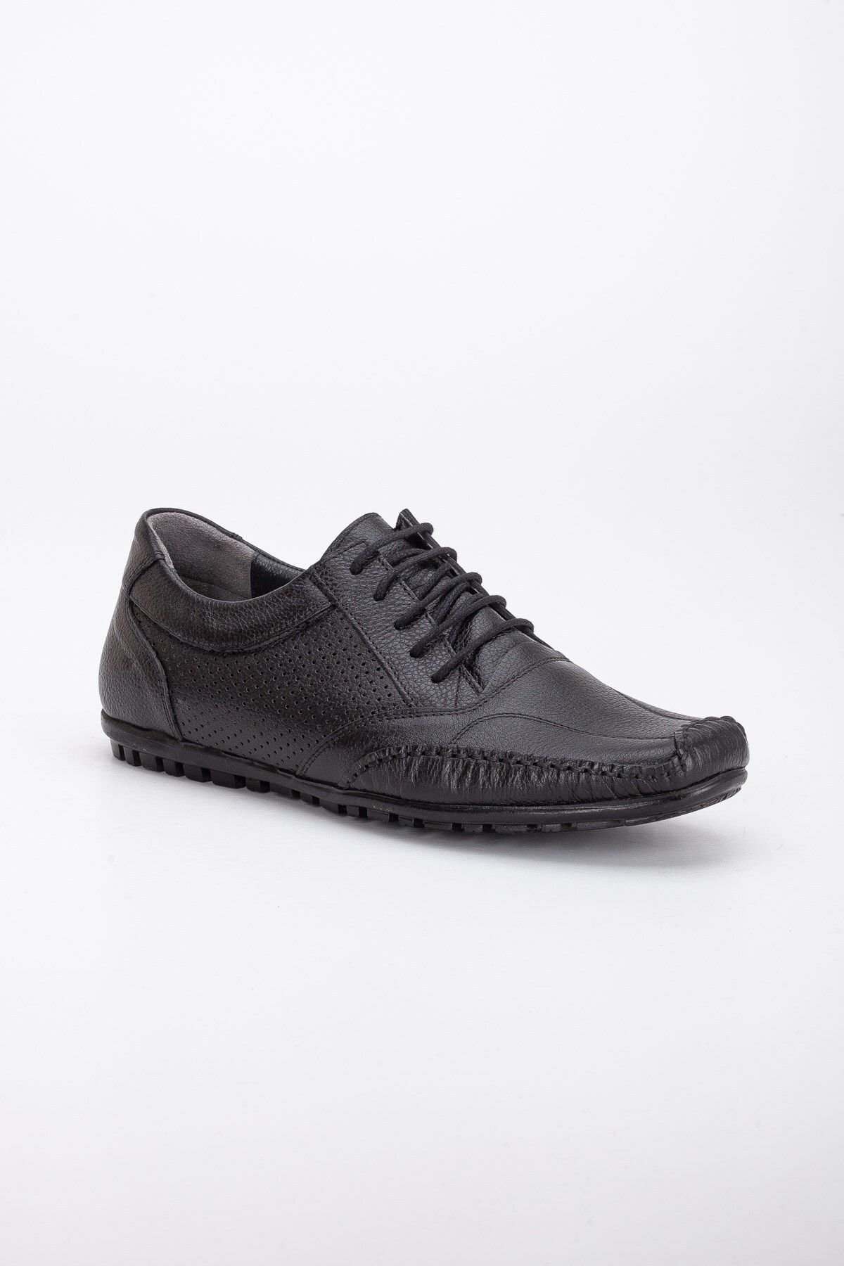 The Dortex Shoes-Men's Genuine Leather Orthopedic Laced Daily Flexible Foldable Rok Shoes 4
