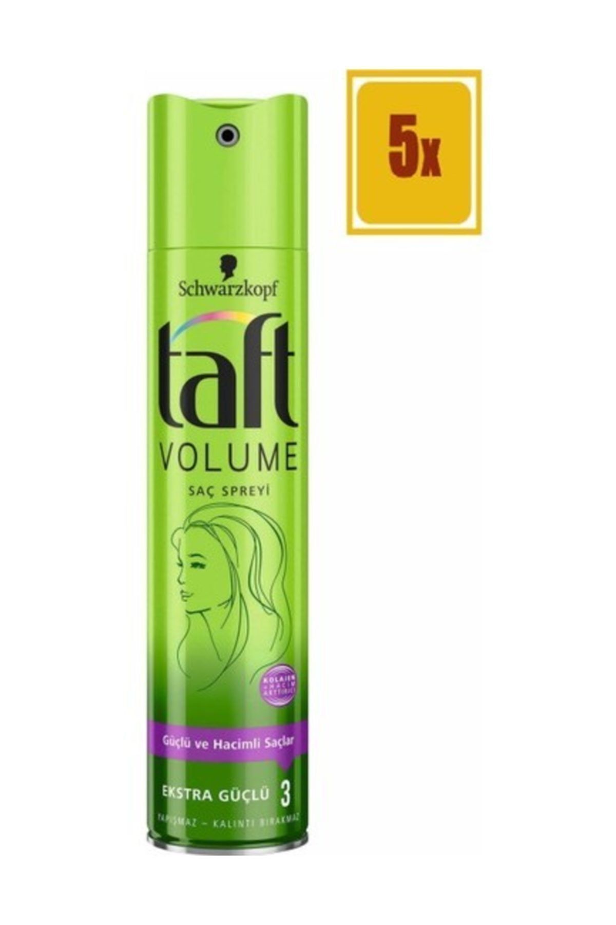 Taft Saç Spreyi Volume 250 Ml 5'li Set — 300
