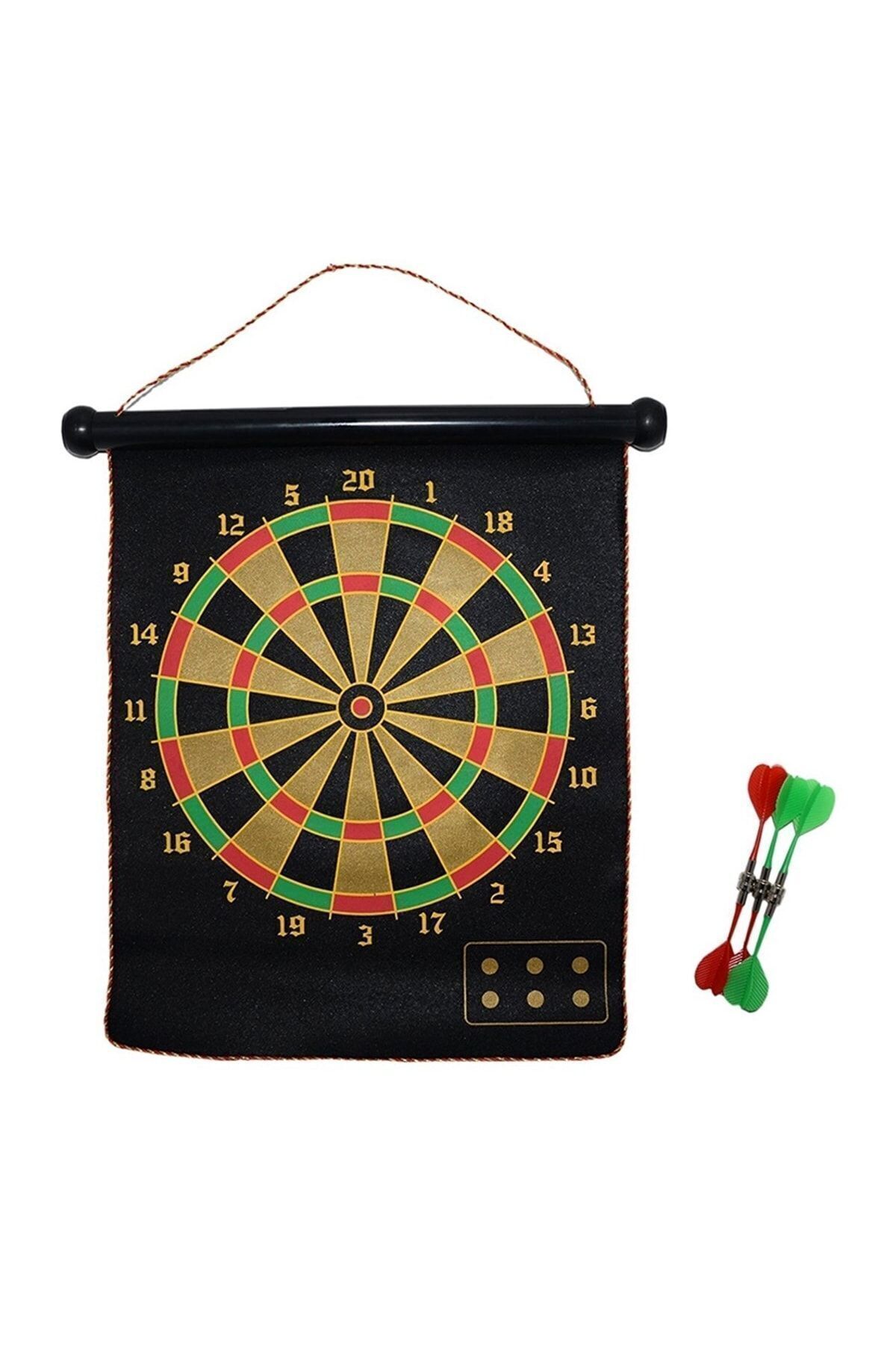 Tosima 17 Inç Mıknatıslı Rulo Dart Seti Askılı Manyetik Dart Seti