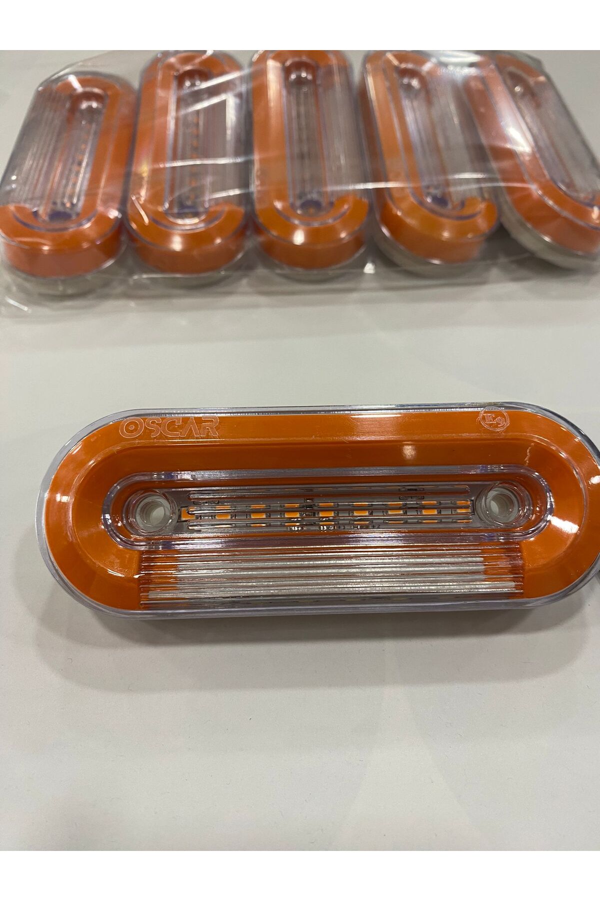 AHMET OTOMOTİV (5 ADET) YENİ NESİL NEON YERE DE IŞIK VEREN YAN LAMBA SARI RENK 12V-24V