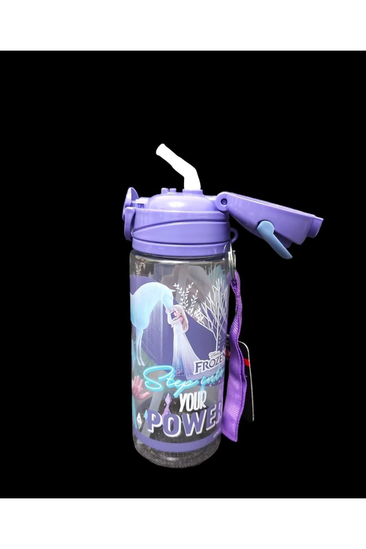 Dadacuq-500 ml Blue Licensed Frozen Flask with Straw - ''Step Into Your Power'' 2